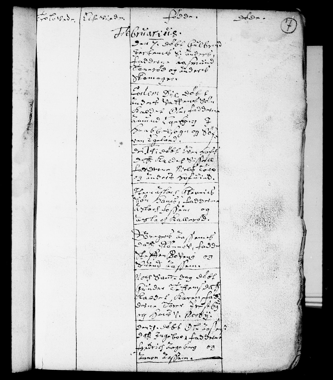 Spydeberg prestekontor Kirkebøker, AV/SAO-A-10924/F/Fa/L0001: Parish register (official) no. I 1, 1696-1738, p. 7