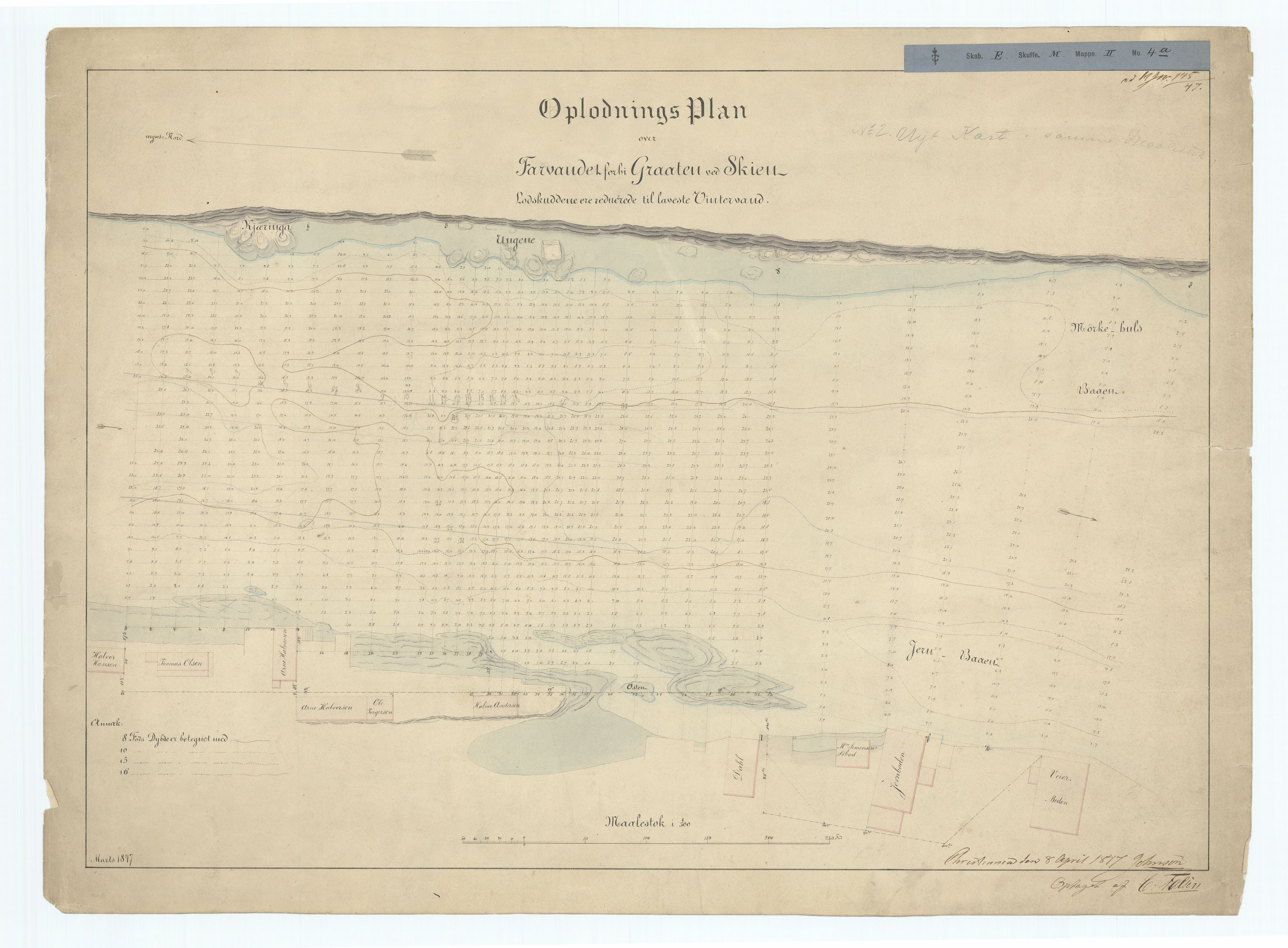 Havnedirektoratet, RA/S-1604/2/T/Te/Te20, 1847-1907, p. 1