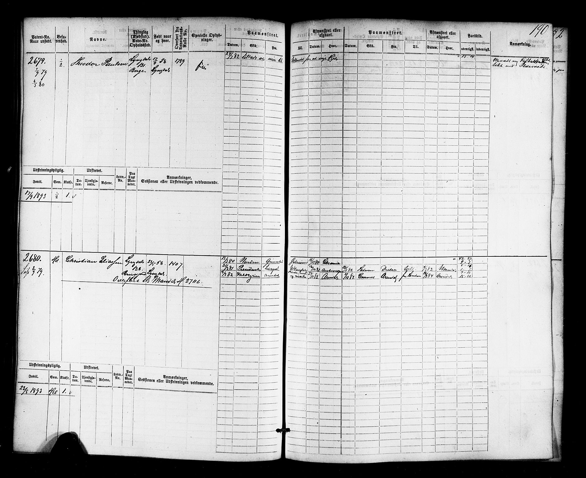 Farsund mønstringskrets, AV/SAK-2031-0017/F/Fb/L0018: Hovedrulle nr 2301-3066, Z-10, 1875-1914, p. 195