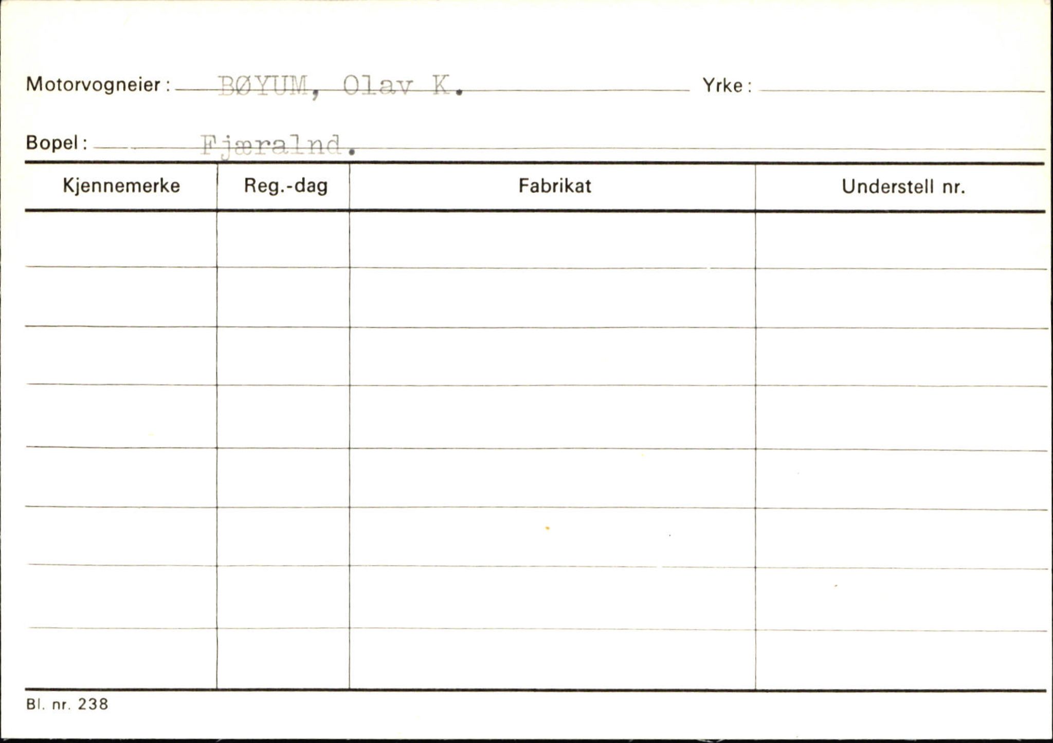 Statens vegvesen, Sogn og Fjordane vegkontor, AV/SAB-A-5301/4/F/L0132: Eigarregister Askvoll A-Å. Balestrand A-Å, 1945-1975, p. 1624