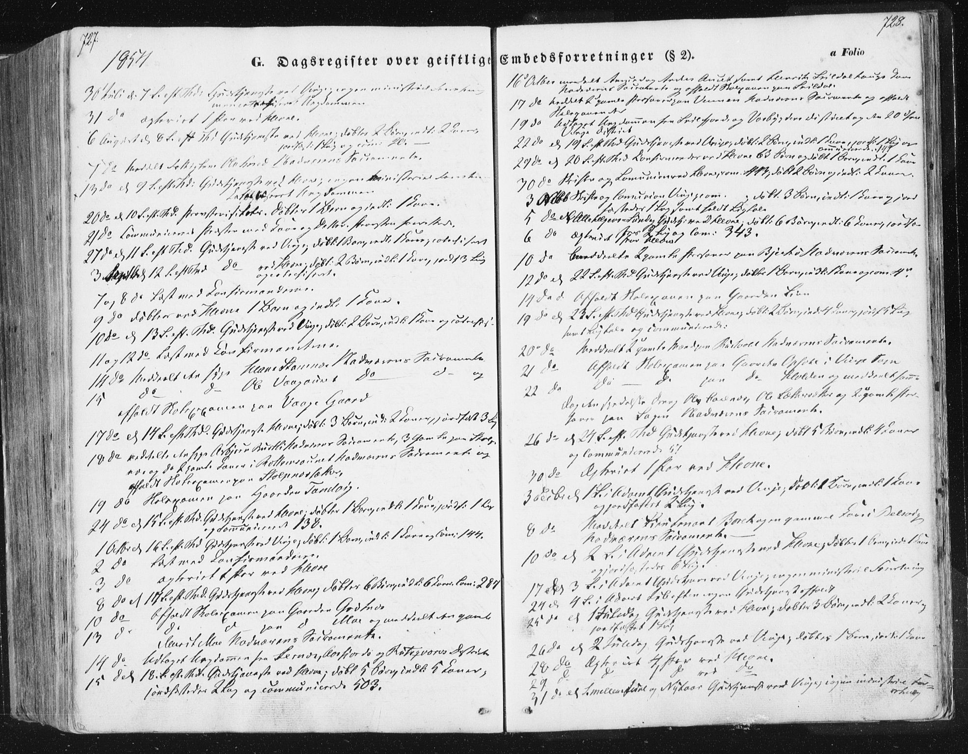 Ministerialprotokoller, klokkerbøker og fødselsregistre - Sør-Trøndelag, SAT/A-1456/630/L0494: Parish register (official) no. 630A07, 1852-1868, p. 727-728