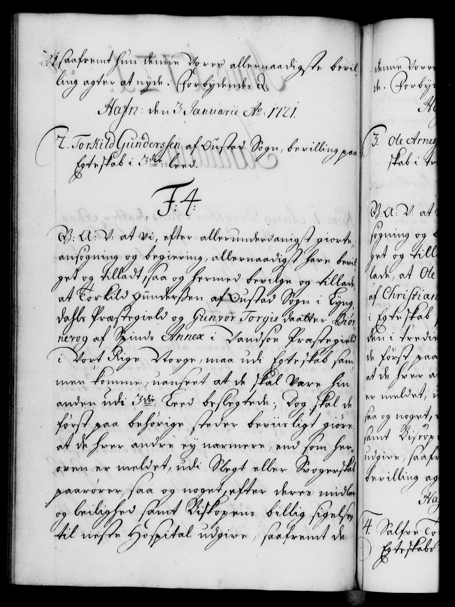 Danske Kanselli 1572-1799, RA/EA-3023/F/Fc/Fca/Fcaa/L0023: Norske registre, 1720-1722, p. 210b