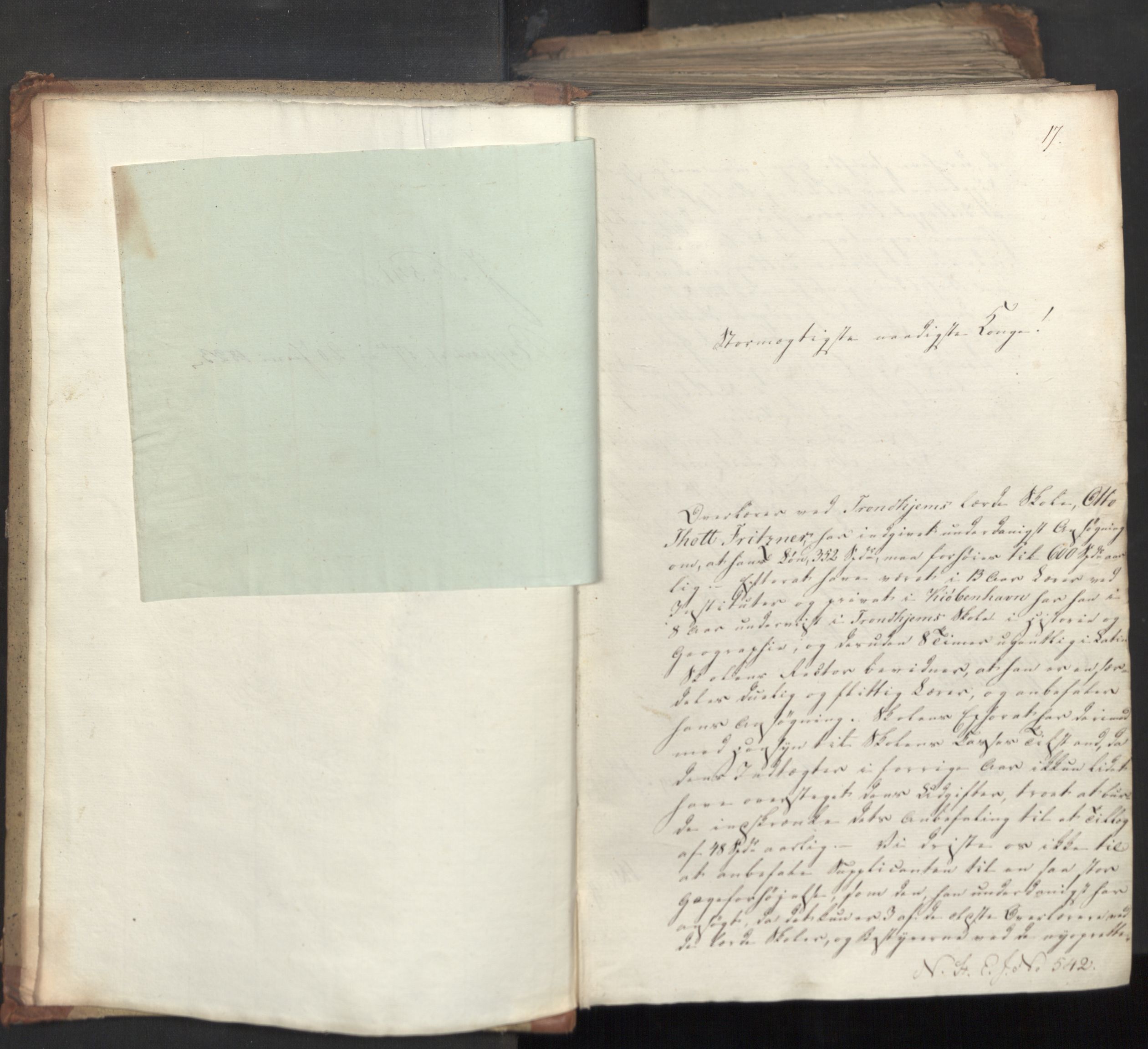 Statsrådsavdelingen i Stockholm, AV/RA-S-1003/D/Da/L0035: Regjeringsinnstillinger nr. 541-840, 1823, p. 4