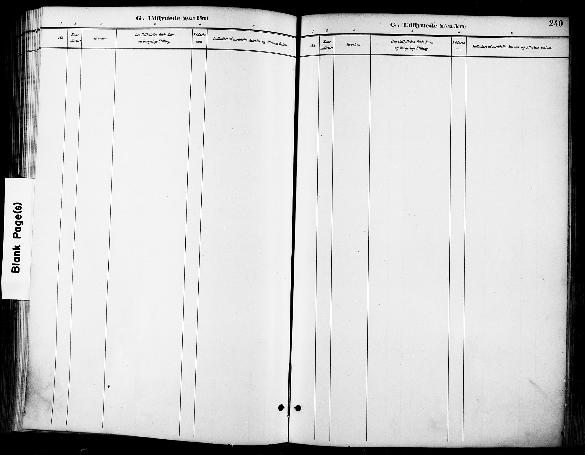 Halden prestekontor Kirkebøker, SAO/A-10909/F/Fa/L0014: Parish register (official) no. I 14, 1890-1906, p. 240