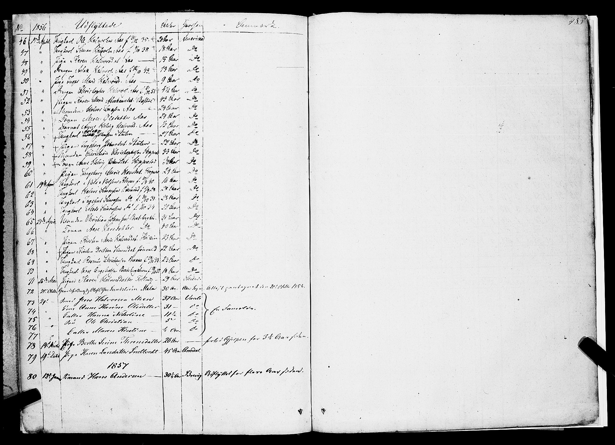 Gjerpen kirkebøker, SAKO/A-265/F/Fa/L0007b: Parish register (official) no. I 7B, 1834-1857, p. 485