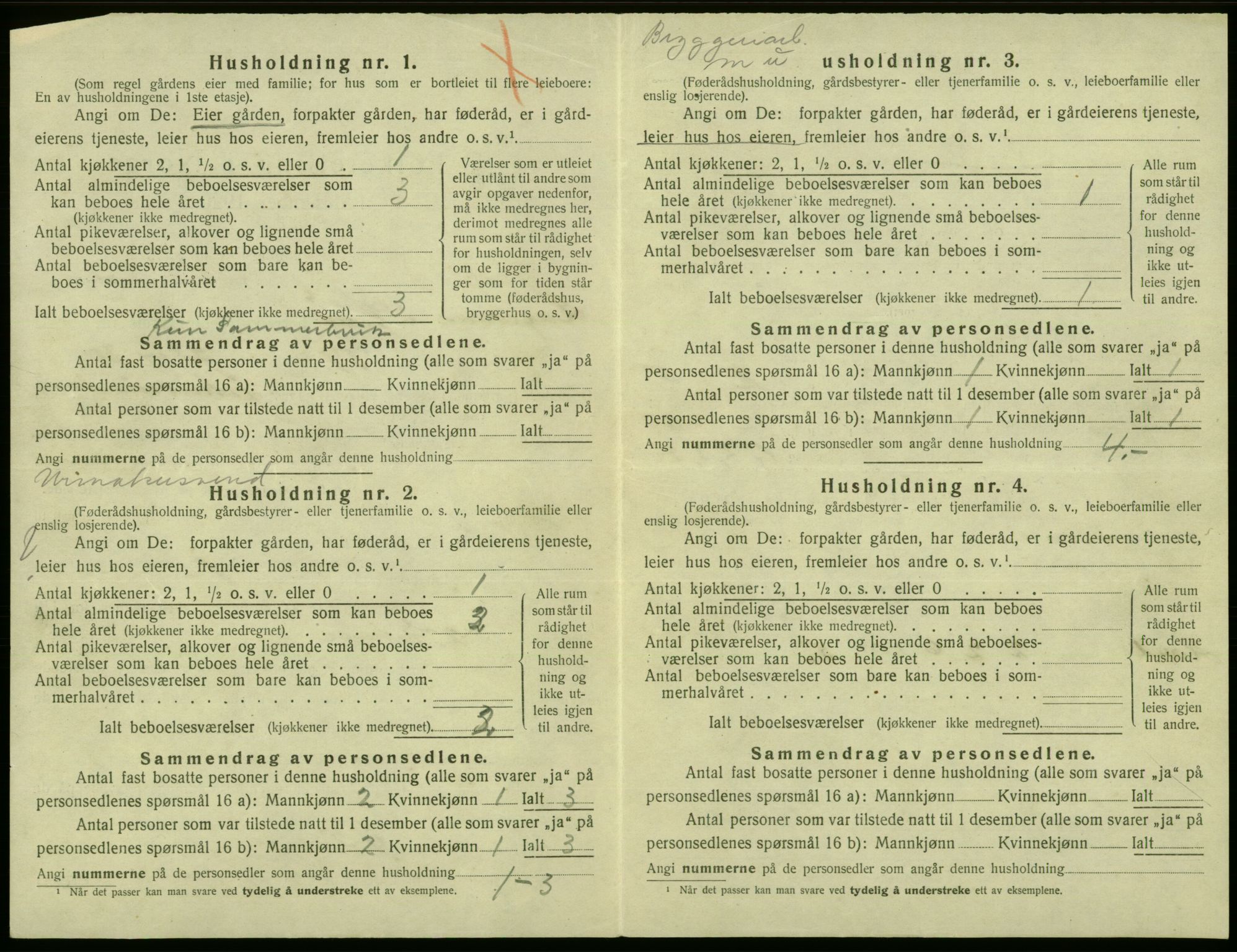 SAB, 1920 census for Laksevåg, 1920, p. 528