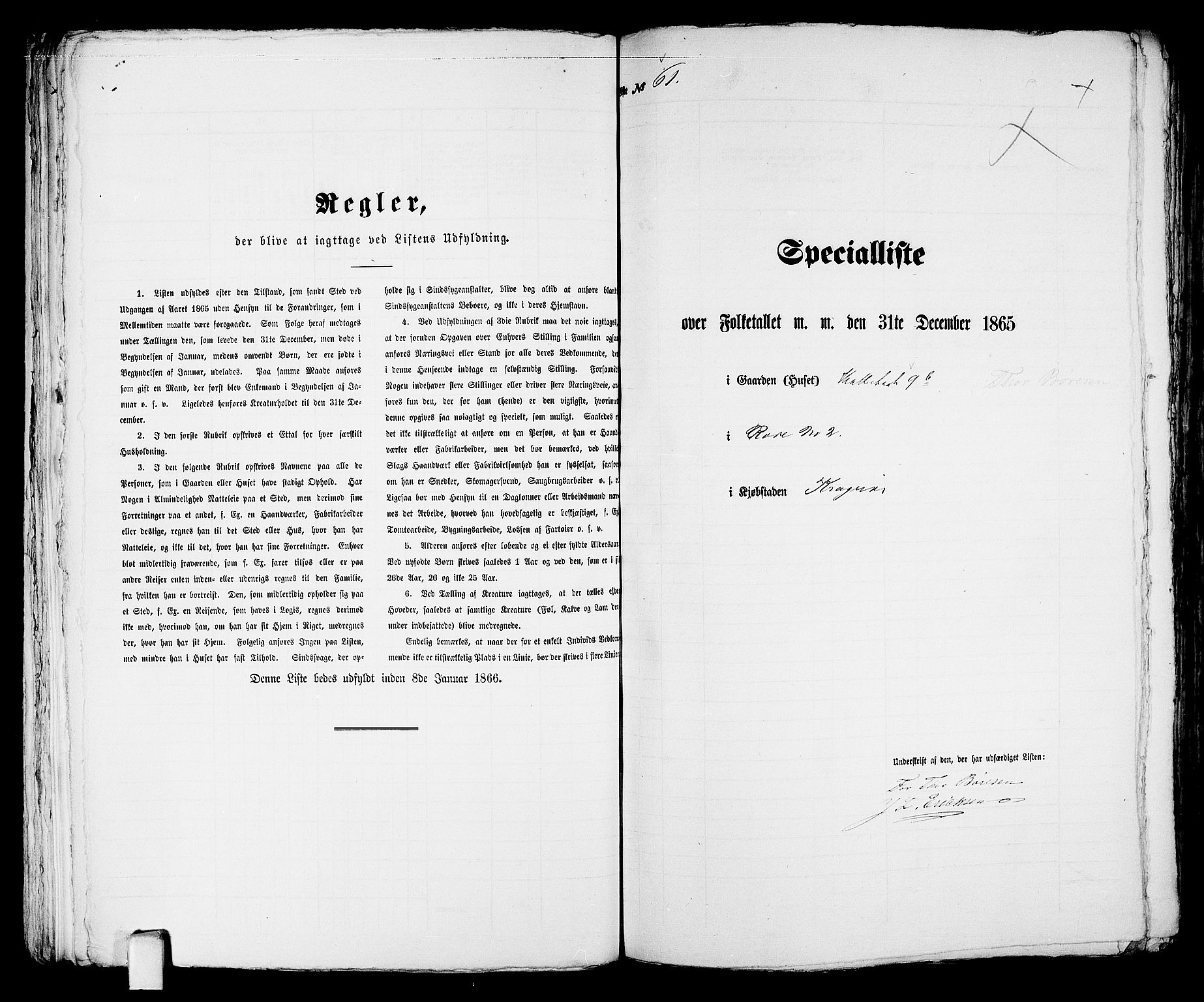 RA, 1865 census for Kragerø/Kragerø, 1865, p. 131