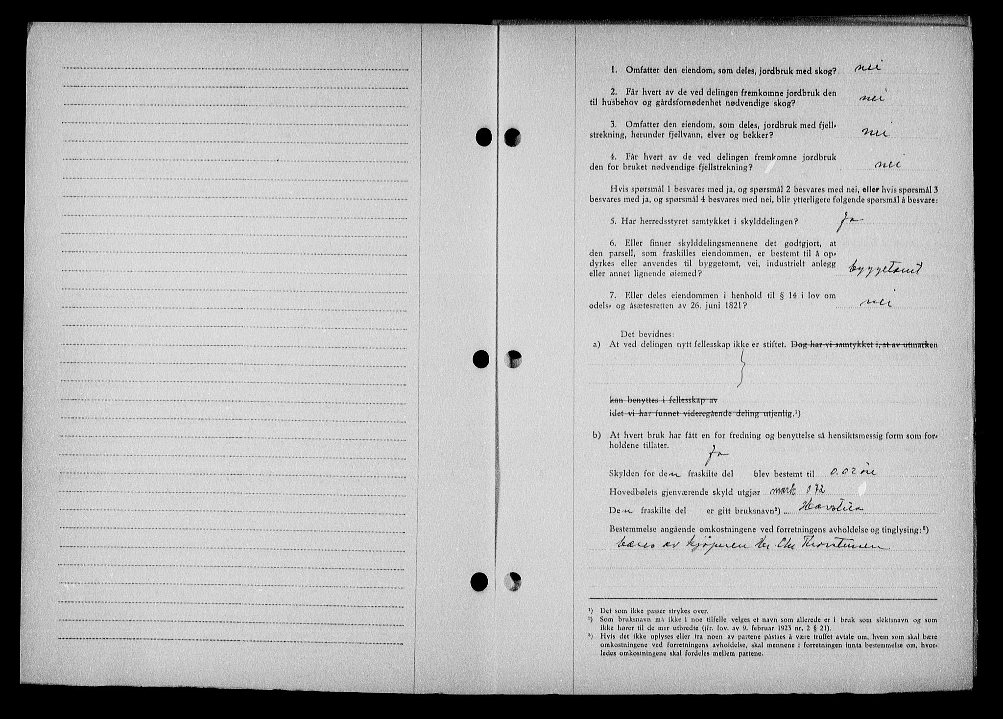 Nedenes sorenskriveri, AV/SAK-1221-0006/G/Gb/Gba/L0050: Mortgage book no. A-IV, 1942-1943, Diary no: : 1169/1942
