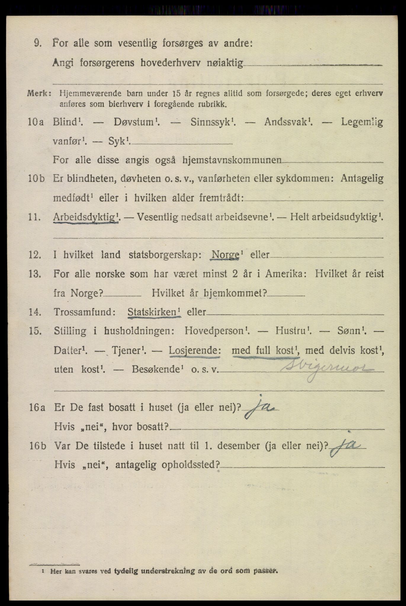 SAKO, 1920 census for Gjerpen, 1920, p. 4015