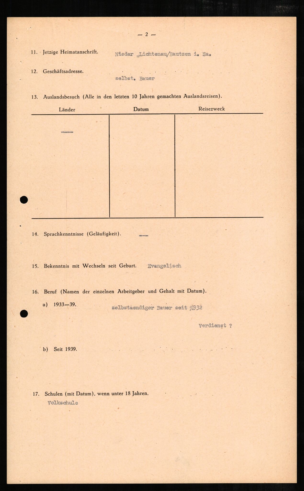 Forsvaret, Forsvarets overkommando II, AV/RA-RAFA-3915/D/Db/L0003: CI Questionaires. Tyske okkupasjonsstyrker i Norge. Tyskere., 1945-1946, p. 208