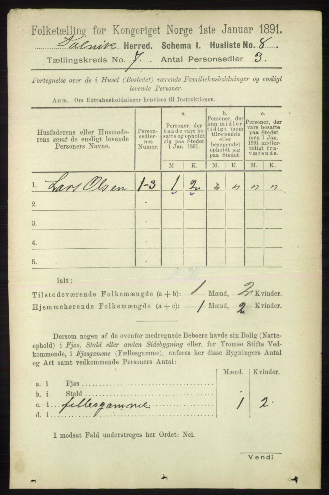 RA, 1891 census for 2013 Talvik, 1891, p. 1969