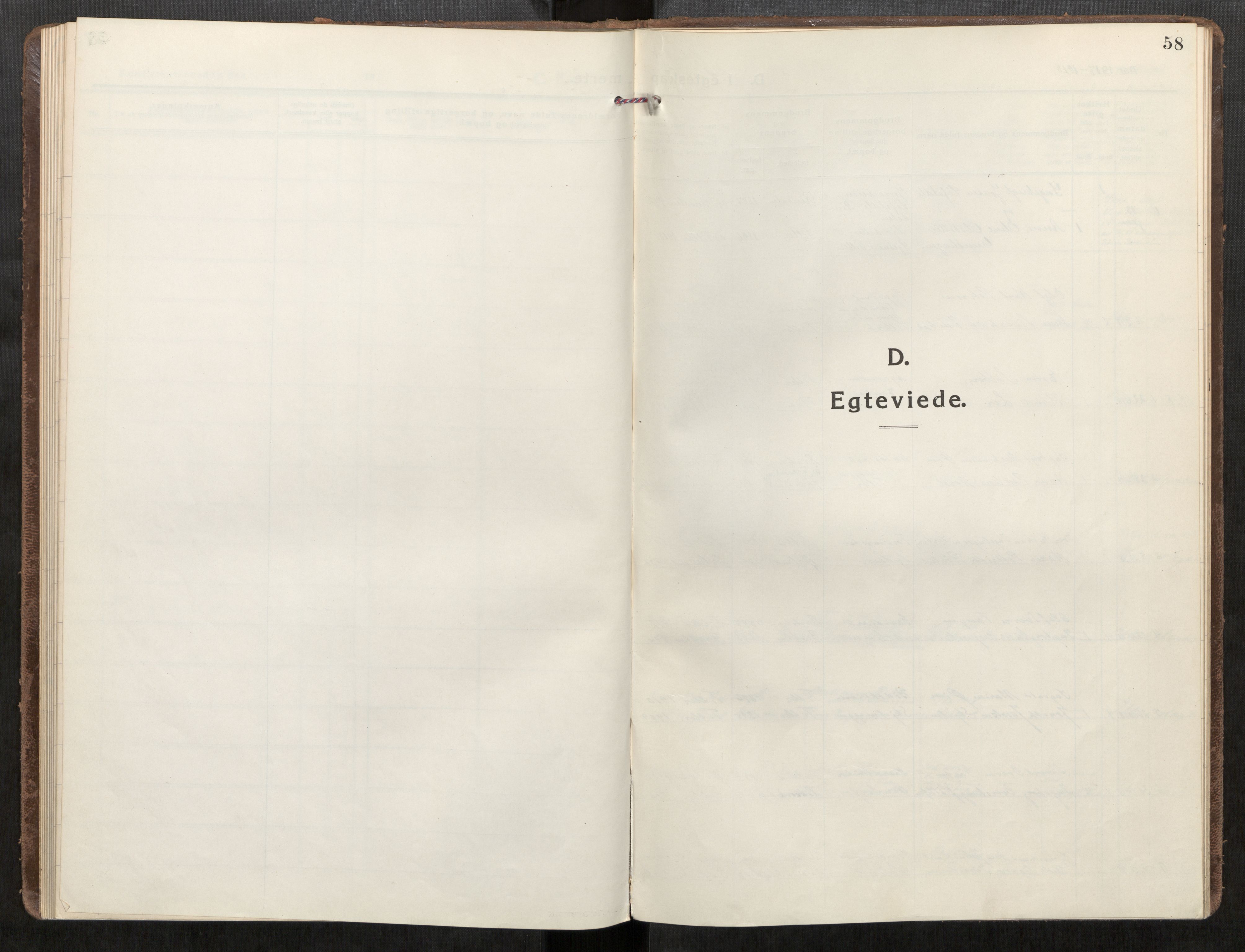 Klæbu sokneprestkontor, SAT/A-1112: Parish register (official) no. 3, 1917-1924, p. 58