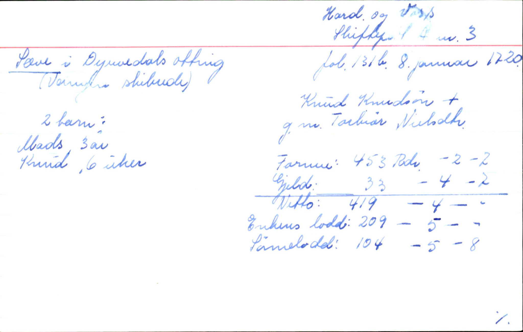 Skiftekort ved Statsarkivet i Bergen, SAB/SKIFTEKORT/002/L0001: Skifteprotokoll nr. 1-3, 1695-1721, p. 1343