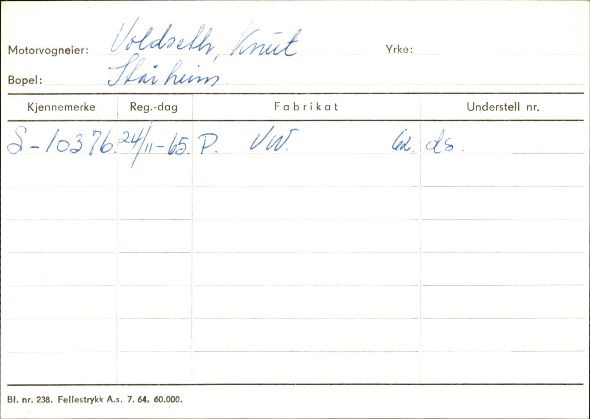 Statens vegvesen, Sogn og Fjordane vegkontor, AV/SAB-A-5301/4/F/L0130: Eigarregister Eid T-Å. Høyanger A-O, 1945-1975, p. 171