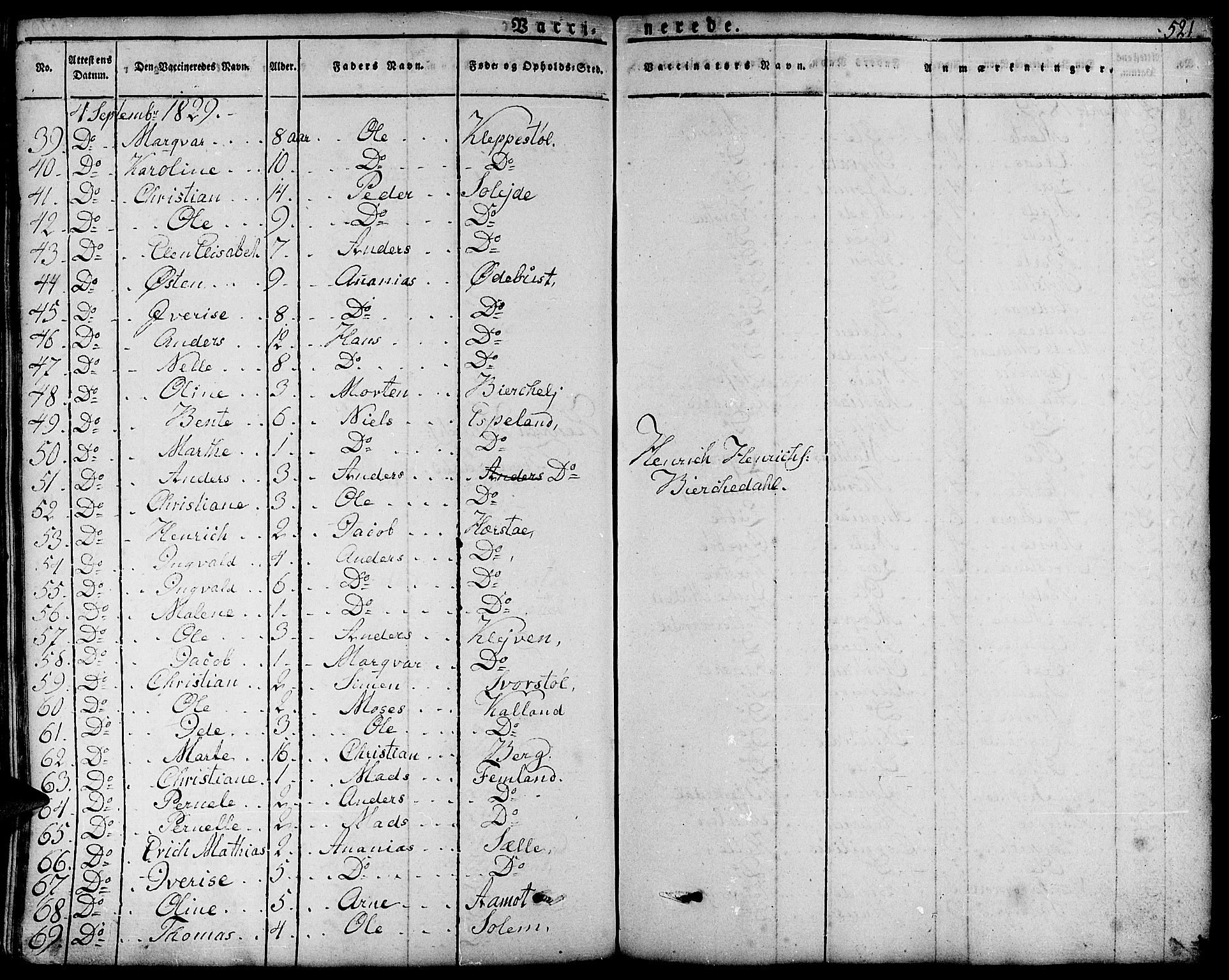 Førde sokneprestembete, AV/SAB-A-79901/H/Haa/Haaa/L0006: Parish register (official) no. A 6, 1821-1842, p. 521