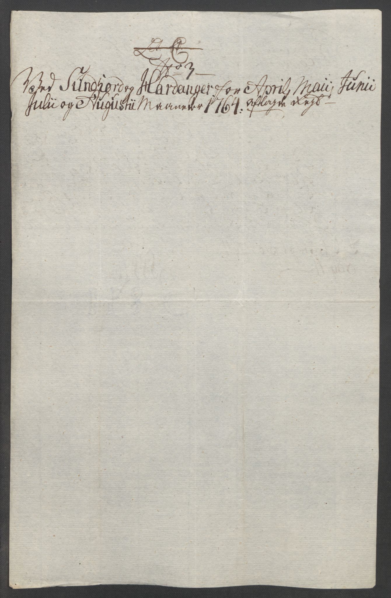 Rentekammeret inntil 1814, Reviderte regnskaper, Fogderegnskap, AV/RA-EA-4092/R48/L3136: Ekstraskatten Sunnhordland og Hardanger, 1762-1772, p. 79