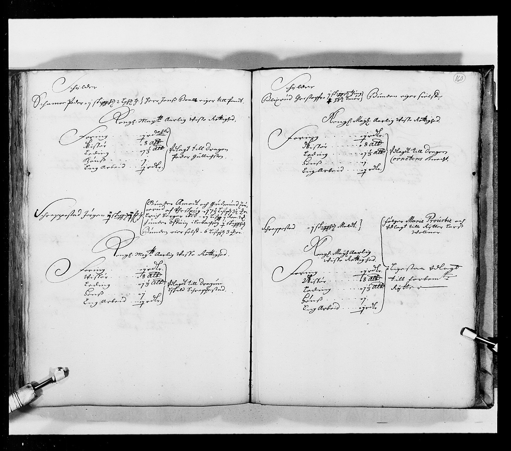 Stattholderembetet 1572-1771, AV/RA-EA-2870/Ek/L0033a/0001: Jordebøker 1662-1720: / Matrikkel for Nedre Romerike, 1670, p. 159b-160a