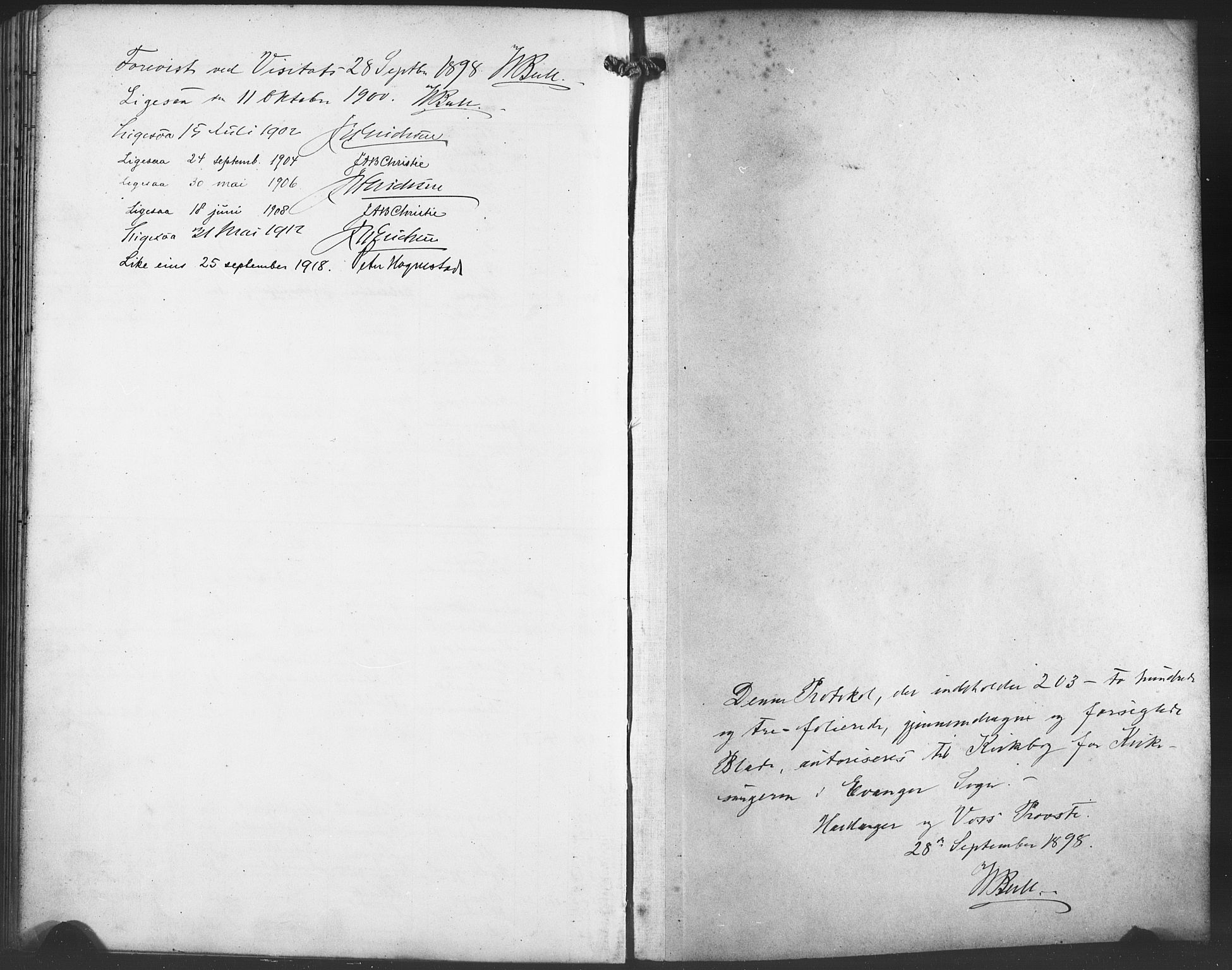 Evanger sokneprestembete, AV/SAB-A-99924: Parish register (copy) no. A 5, 1897-1917