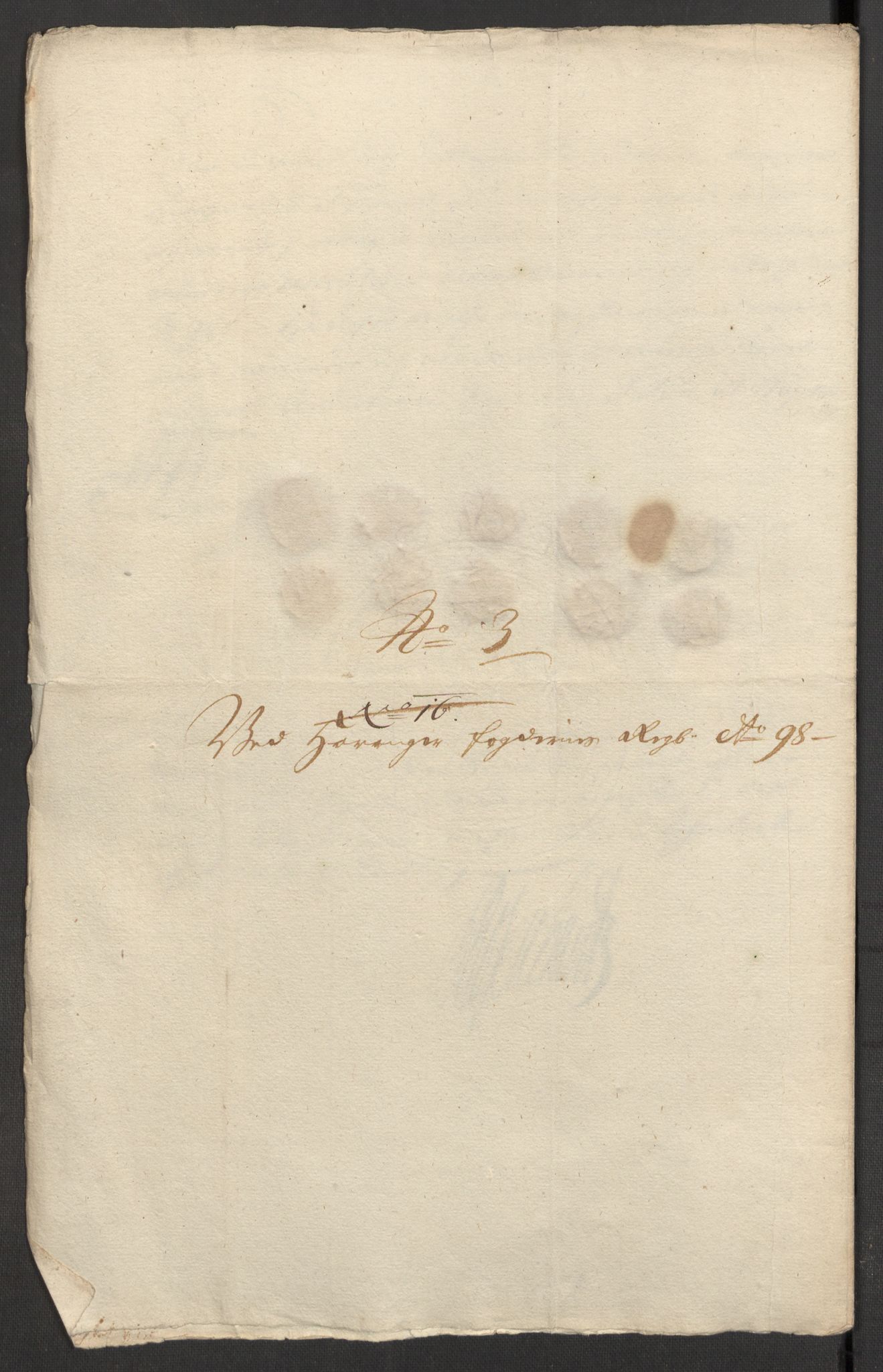 Rentekammeret inntil 1814, Reviderte regnskaper, Fogderegnskap, AV/RA-EA-4092/R48/L2977: Fogderegnskap Sunnhordland og Hardanger, 1697-1698, p. 447