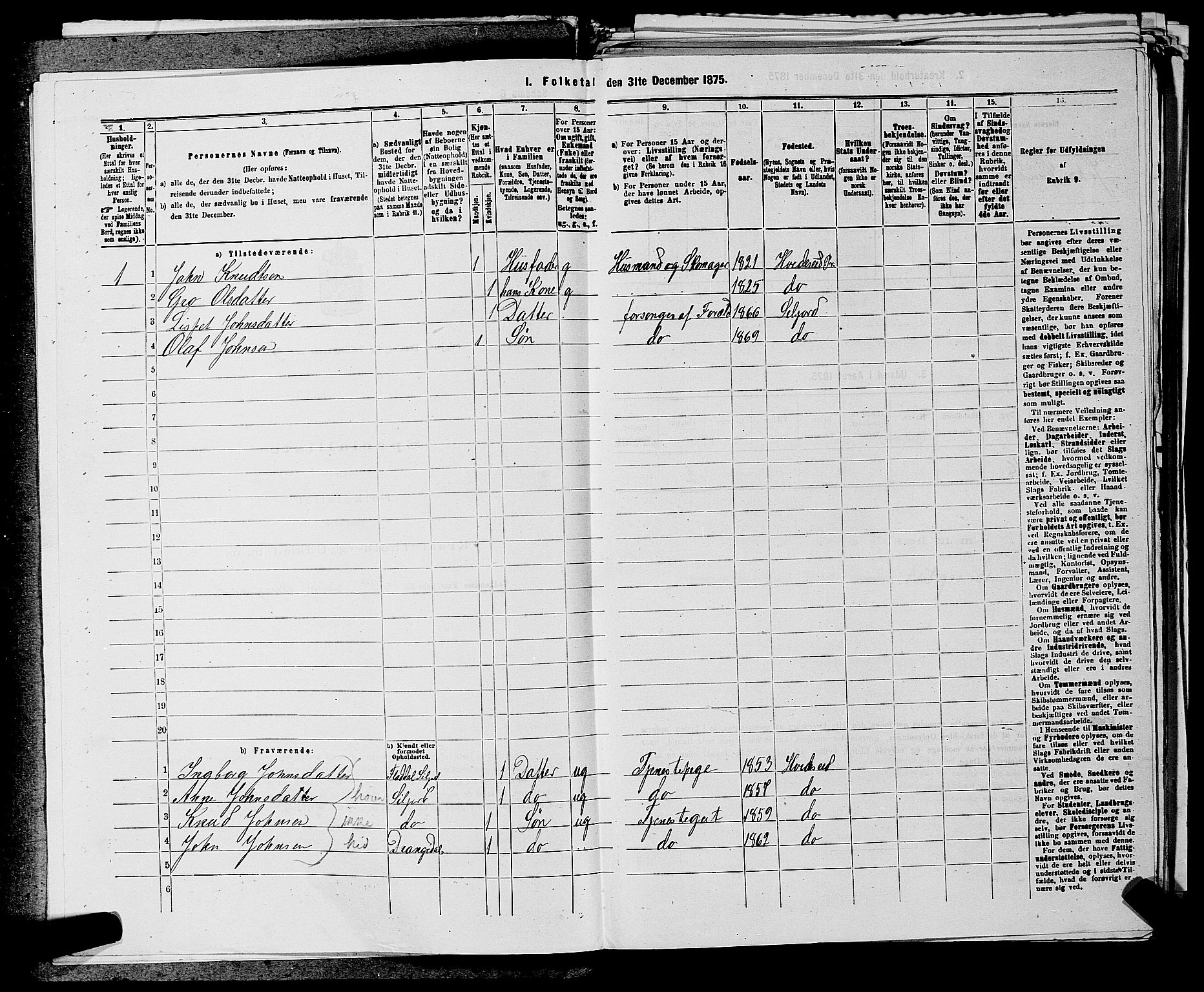 SAKO, 1875 census for 0828P Seljord, 1875, p. 557