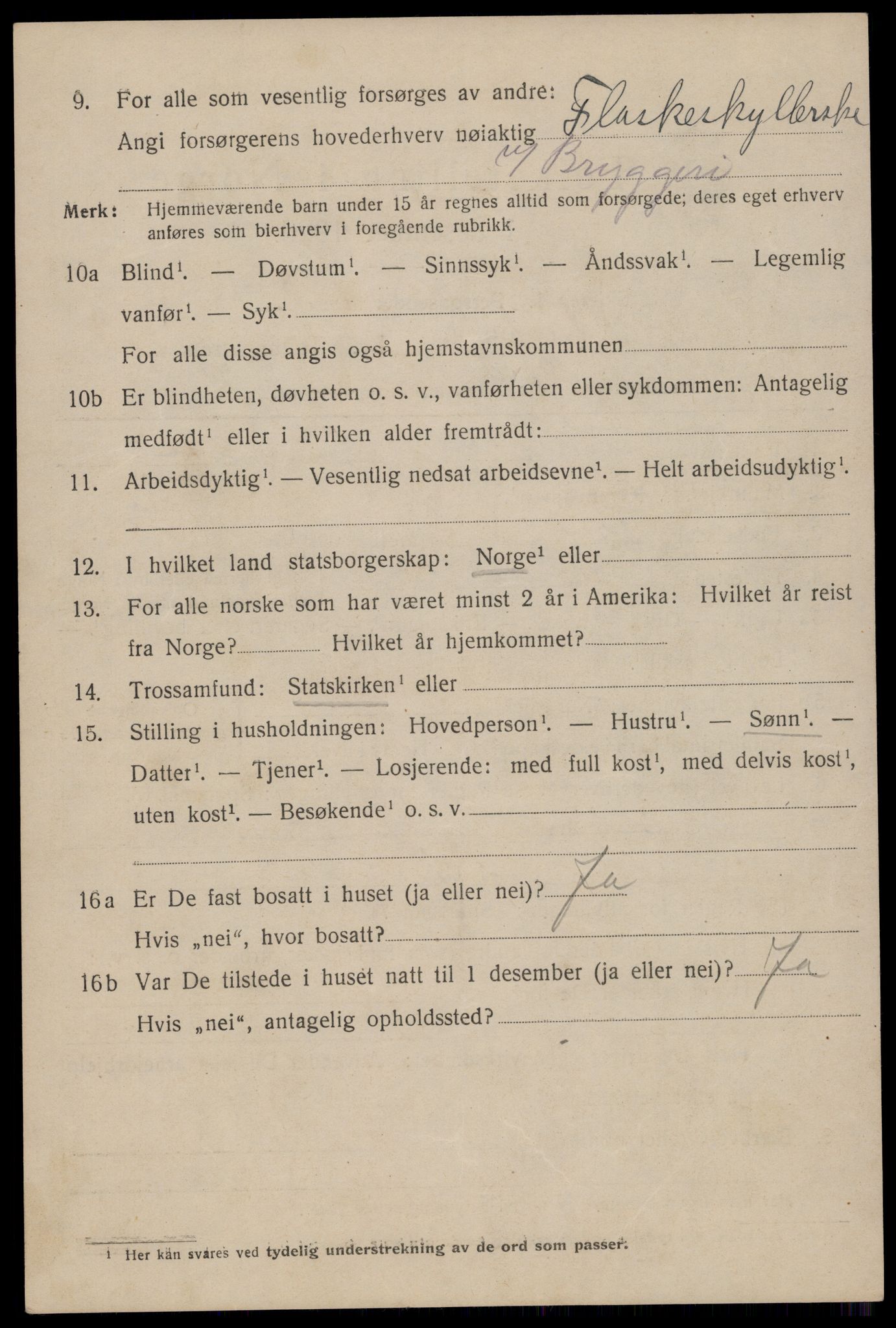 SAST, 1920 census for Stavanger, 1920, p. 35881