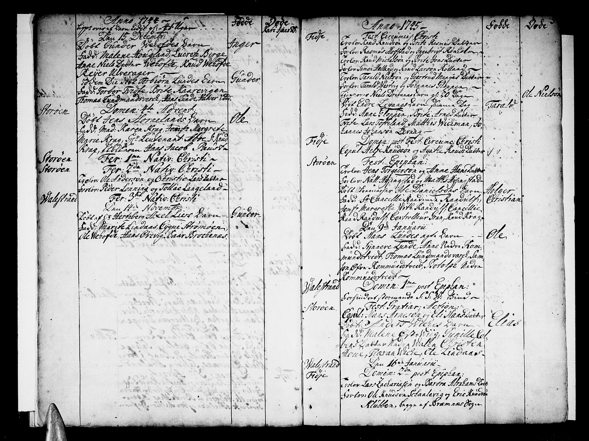 Stord sokneprestembete, SAB/A-78201/H/Haa: Parish register (official) no. A 2, 1744-1777, p. 5