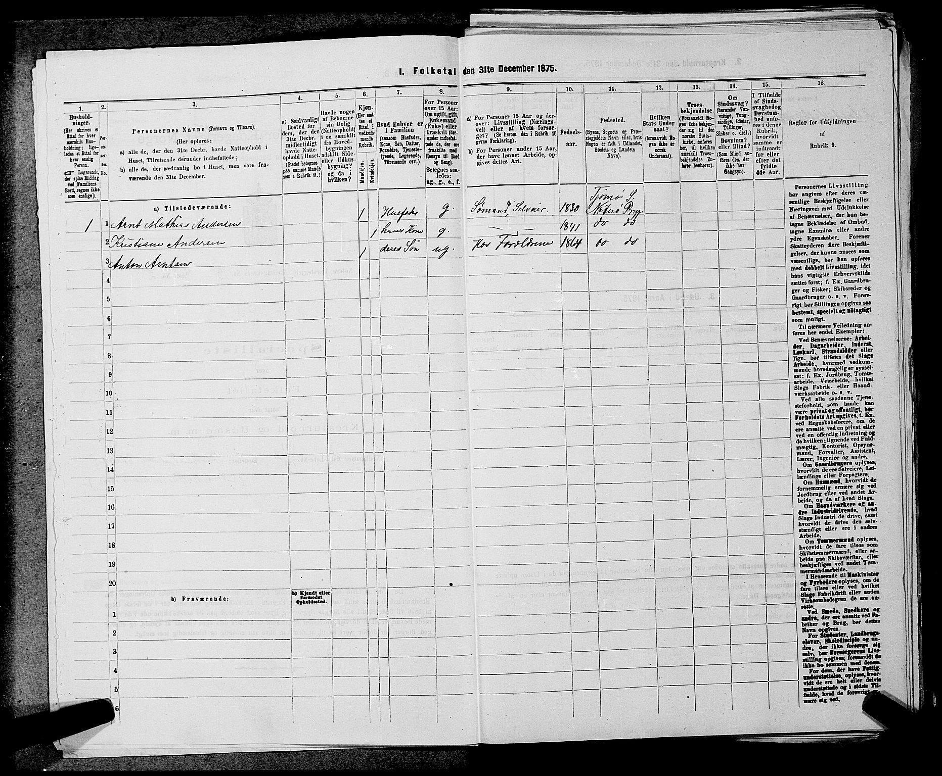 SAKO, 1875 census for 0722P Nøtterøy, 1875, p. 2850