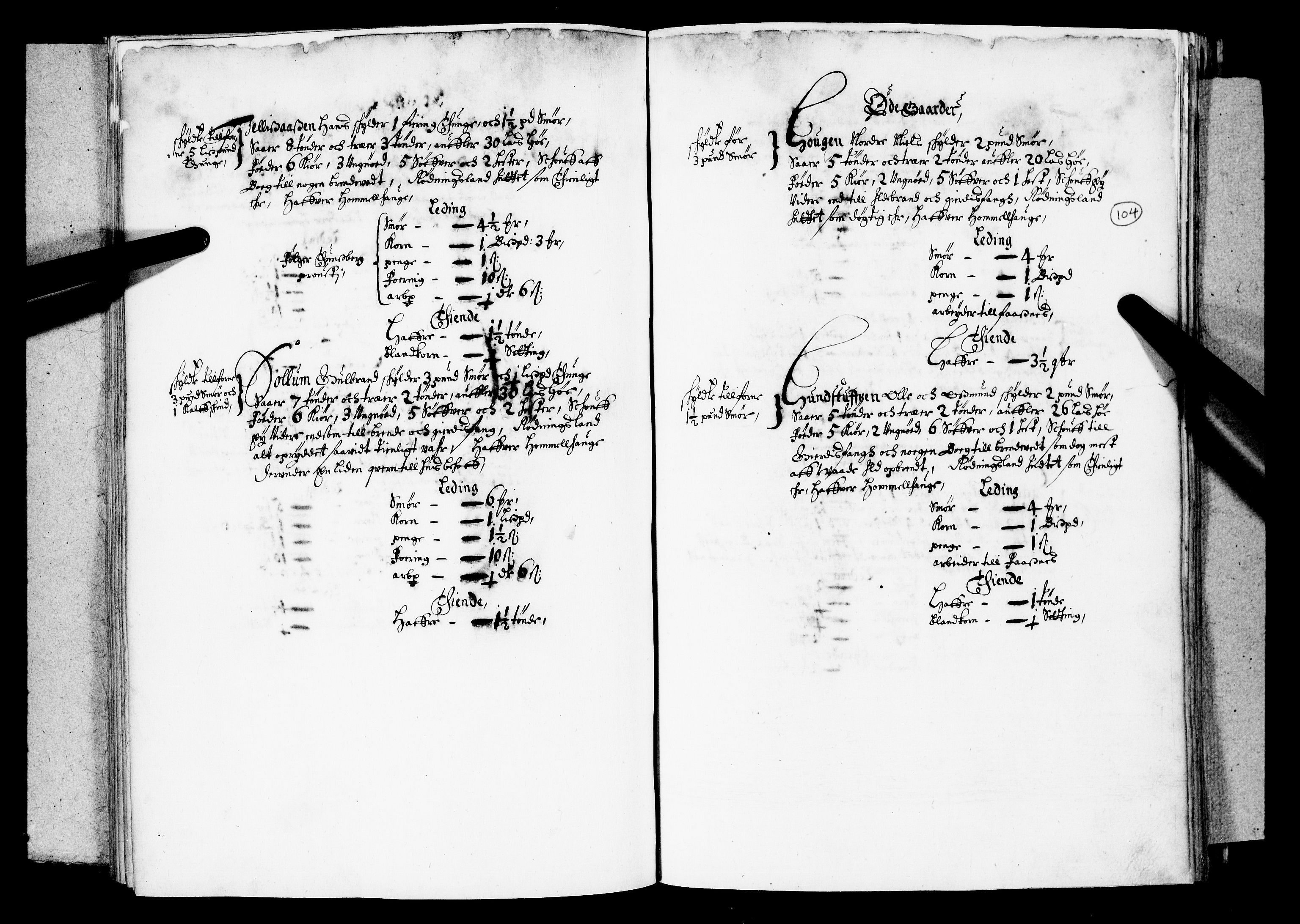 Rentekammeret inntil 1814, Realistisk ordnet avdeling, RA/EA-4070/N/Nb/Nba/L0019: Tønsberg len, 1. del, 1668, p. 103b-104a