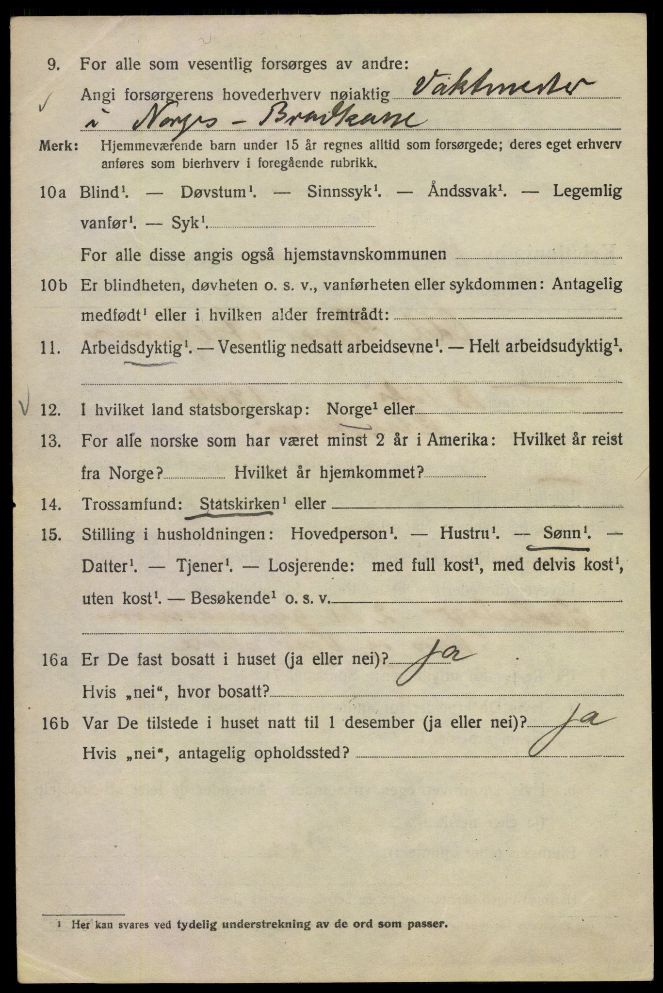 SAO, 1920 census for Kristiania, 1920, p. 650822