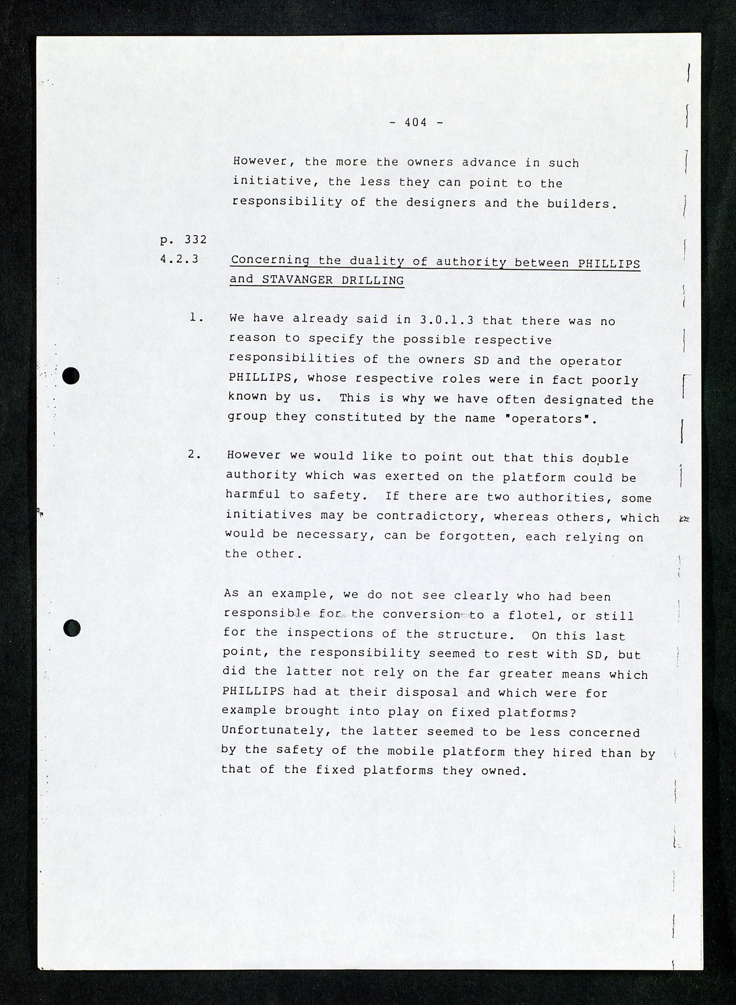 Pa 1503 - Stavanger Drilling AS, AV/SAST-A-101906/Da/L0007: Alexander L. Kielland - Rettssak i Paris, 1982-1988, p. 404