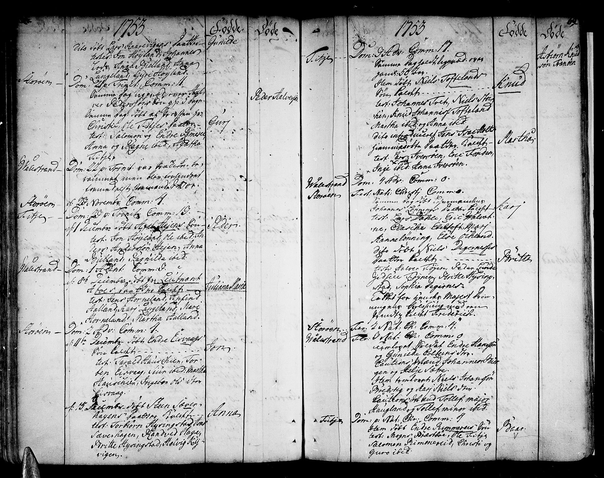 Stord sokneprestembete, AV/SAB-A-78201/H/Haa: Parish register (official) no. A 2, 1744-1777, p. 69