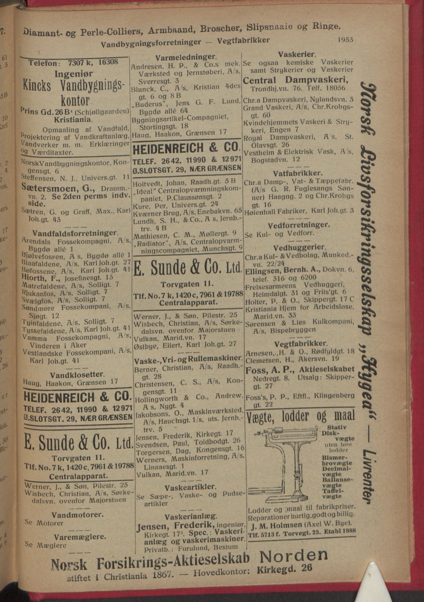 Kristiania/Oslo adressebok, PUBL/-, 1916, p. 1953