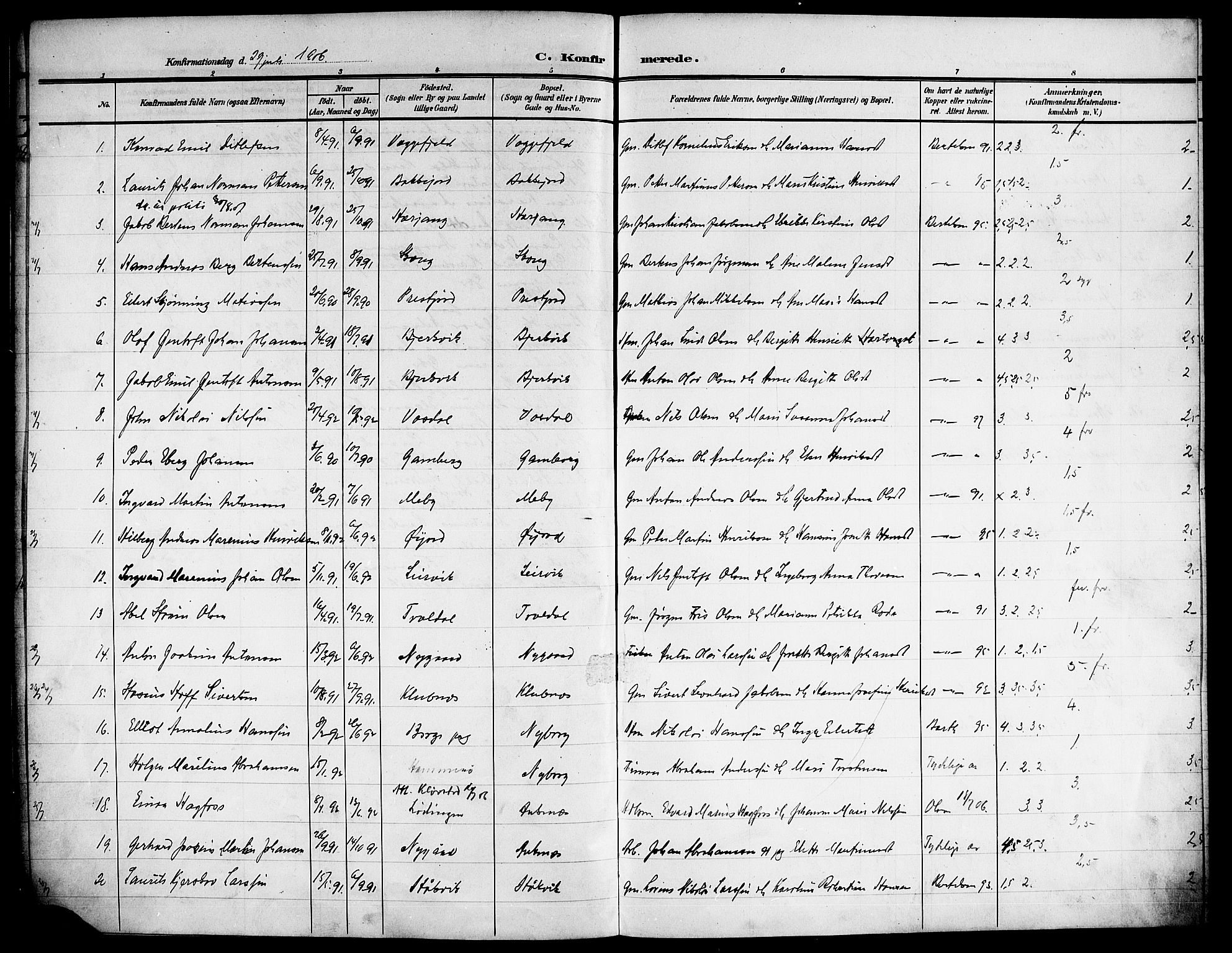 Ministerialprotokoller, klokkerbøker og fødselsregistre - Nordland, AV/SAT-A-1459/866/L0955: Parish register (copy) no. 866C04, 1905-1914