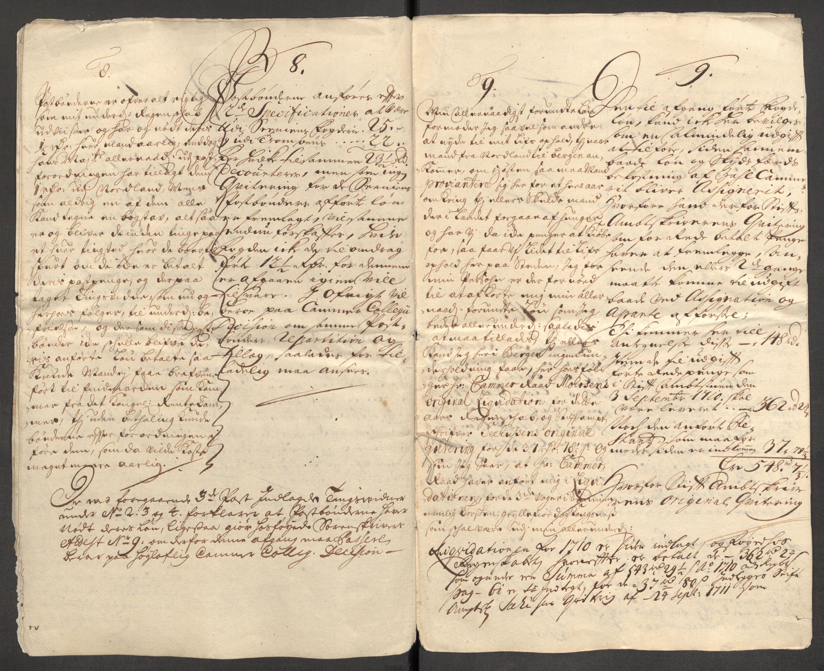 Rentekammeret inntil 1814, Reviderte regnskaper, Fogderegnskap, AV/RA-EA-4092/R68/L4757: Fogderegnskap Senja og Troms, 1708-1710, p. 310