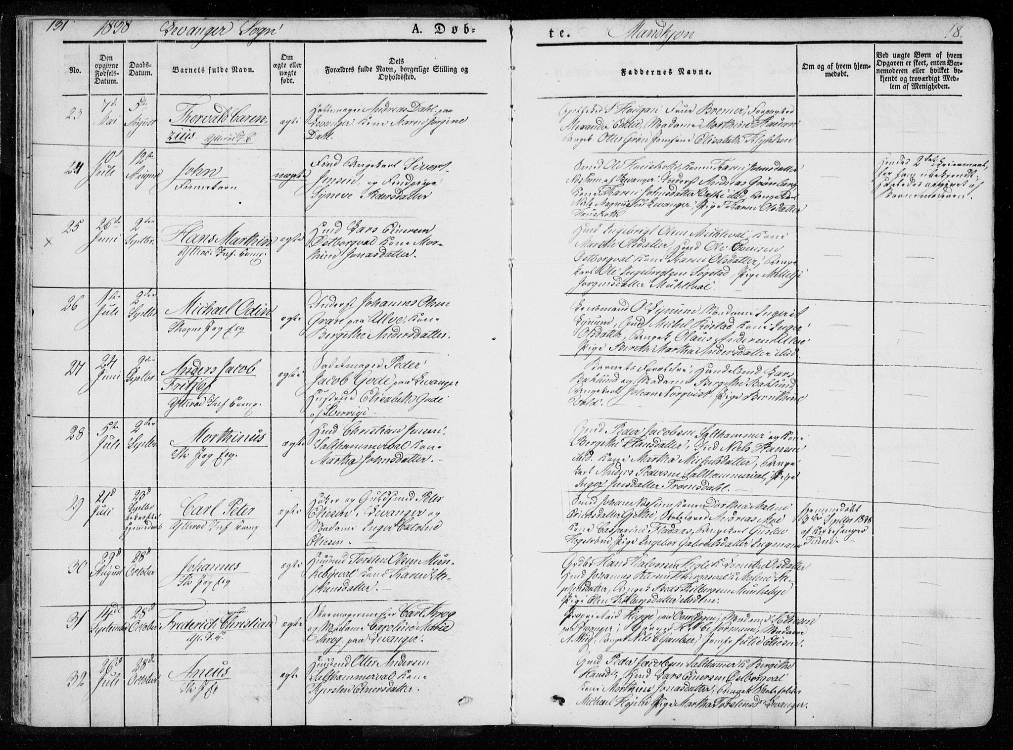 Ministerialprotokoller, klokkerbøker og fødselsregistre - Nord-Trøndelag, AV/SAT-A-1458/720/L0183: Parish register (official) no. 720A01, 1836-1855, p. 18