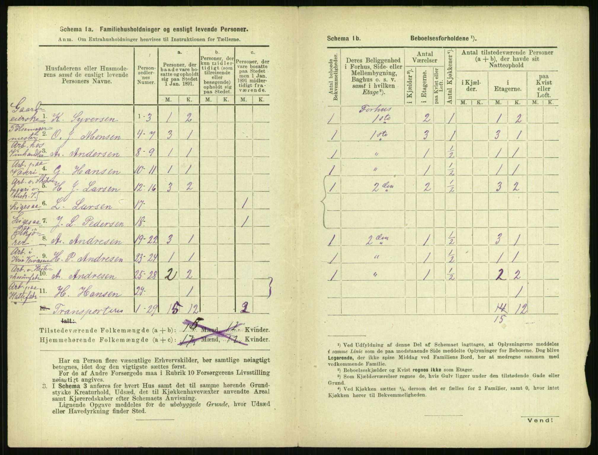 RA, 1891 census for 0301 Kristiania, 1891, p. 145272