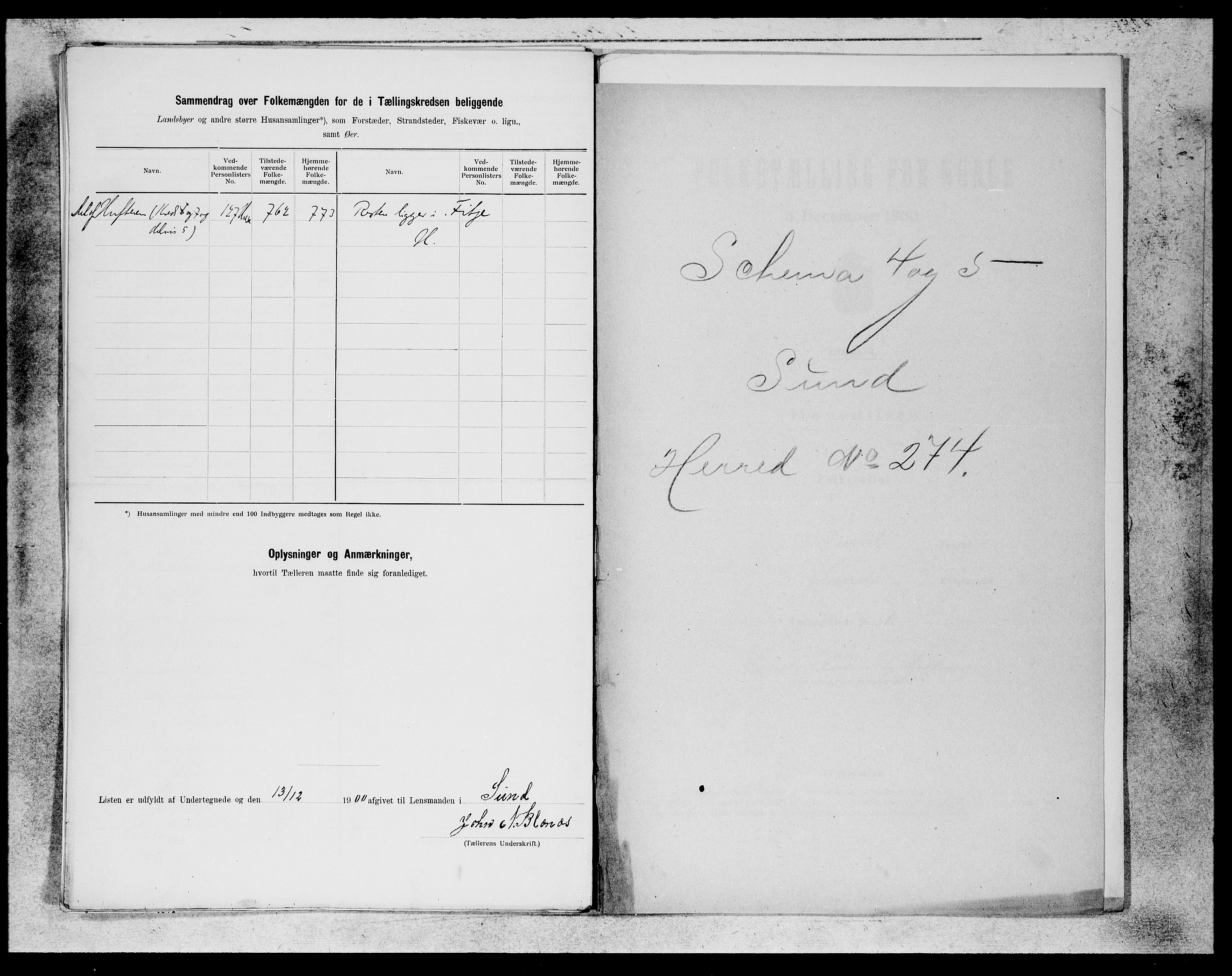 SAB, 1900 census for Austevoll, 1900, p. 16