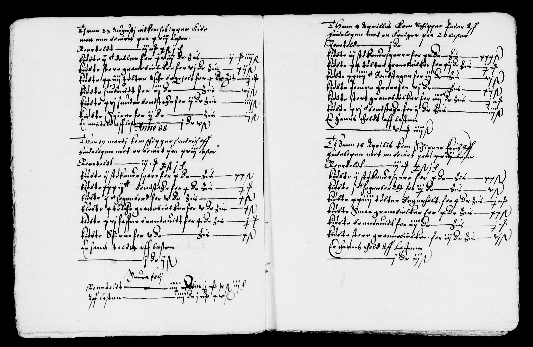Rentekammeret inntil 1814, Reviderte regnskaper, Lensregnskaper, AV/RA-EA-5023/R/Rb/Rbo/L0001: Tønsberg len, 1584-1612