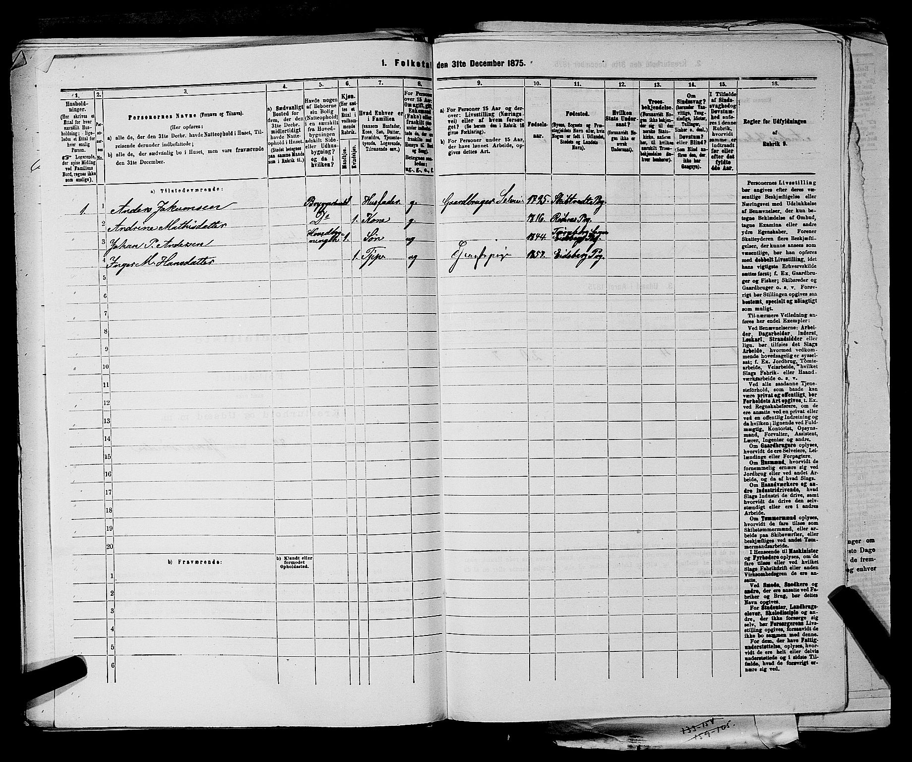 RA, 1875 census for 0125P Eidsberg, 1875, p. 1349