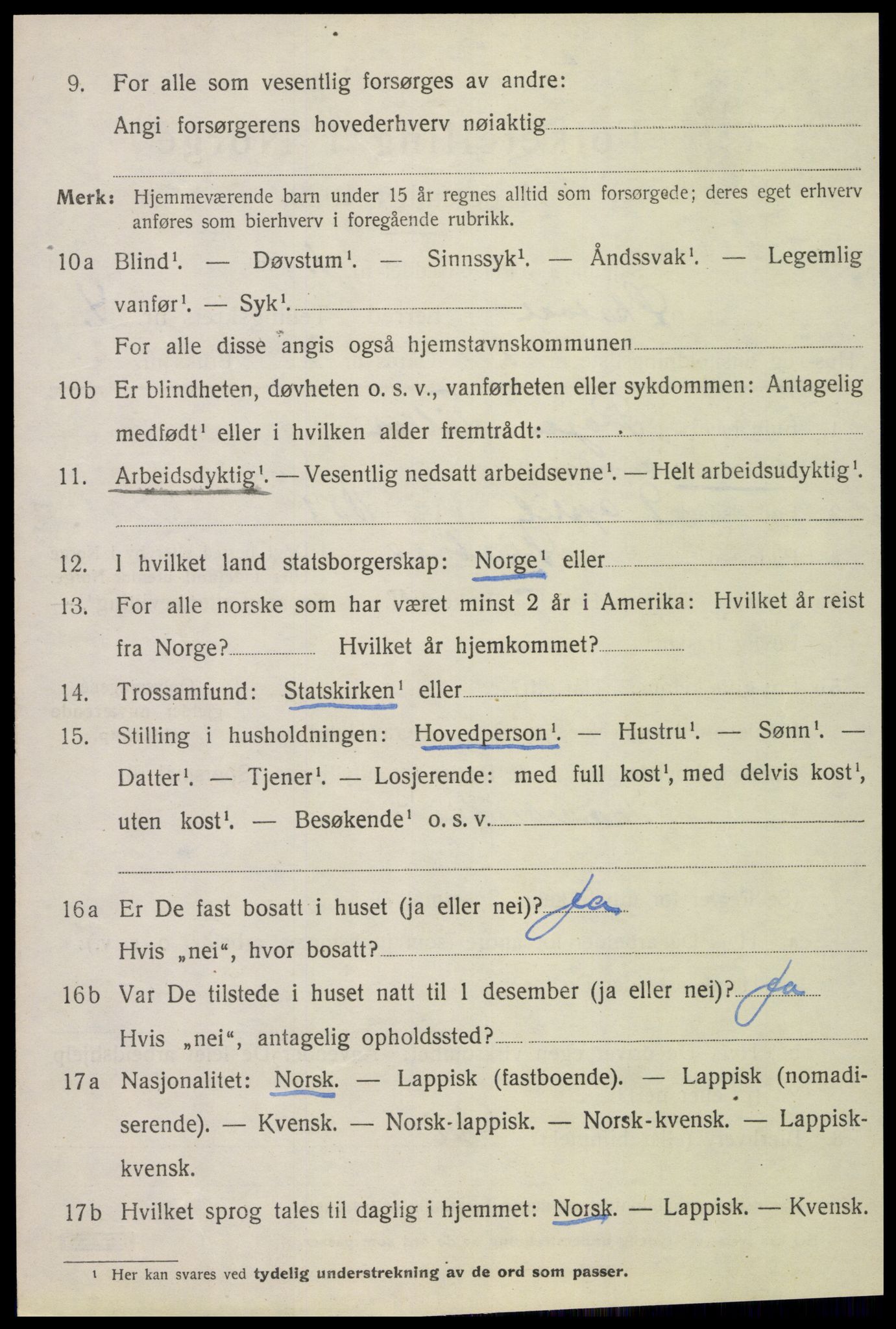 SAT, 1920 census for Skatval, 1920, p. 2472