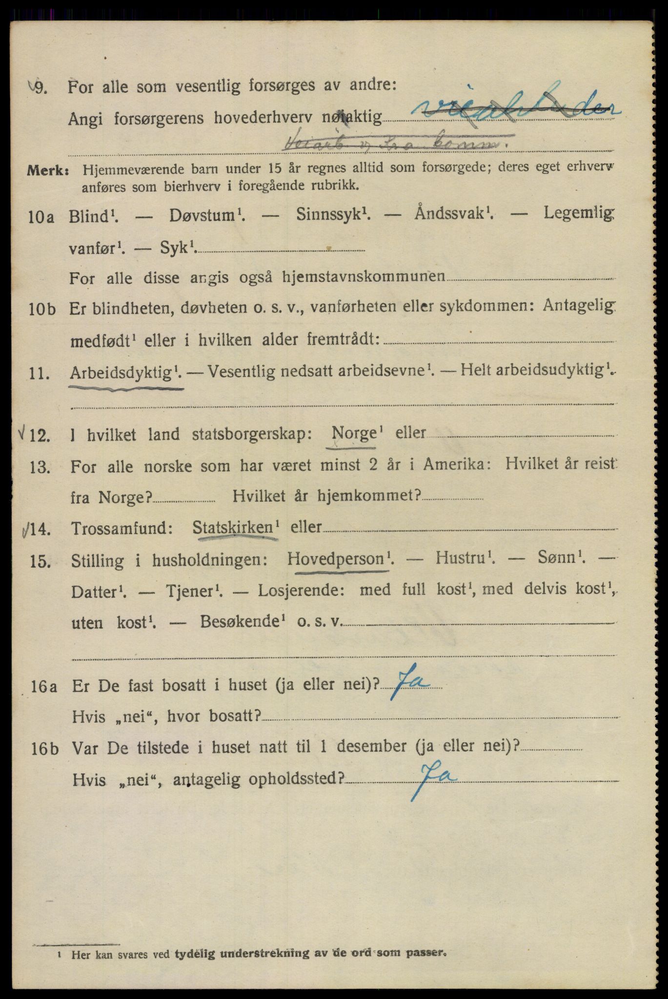 SAO, 1920 census for Kristiania, 1920, p. 147234