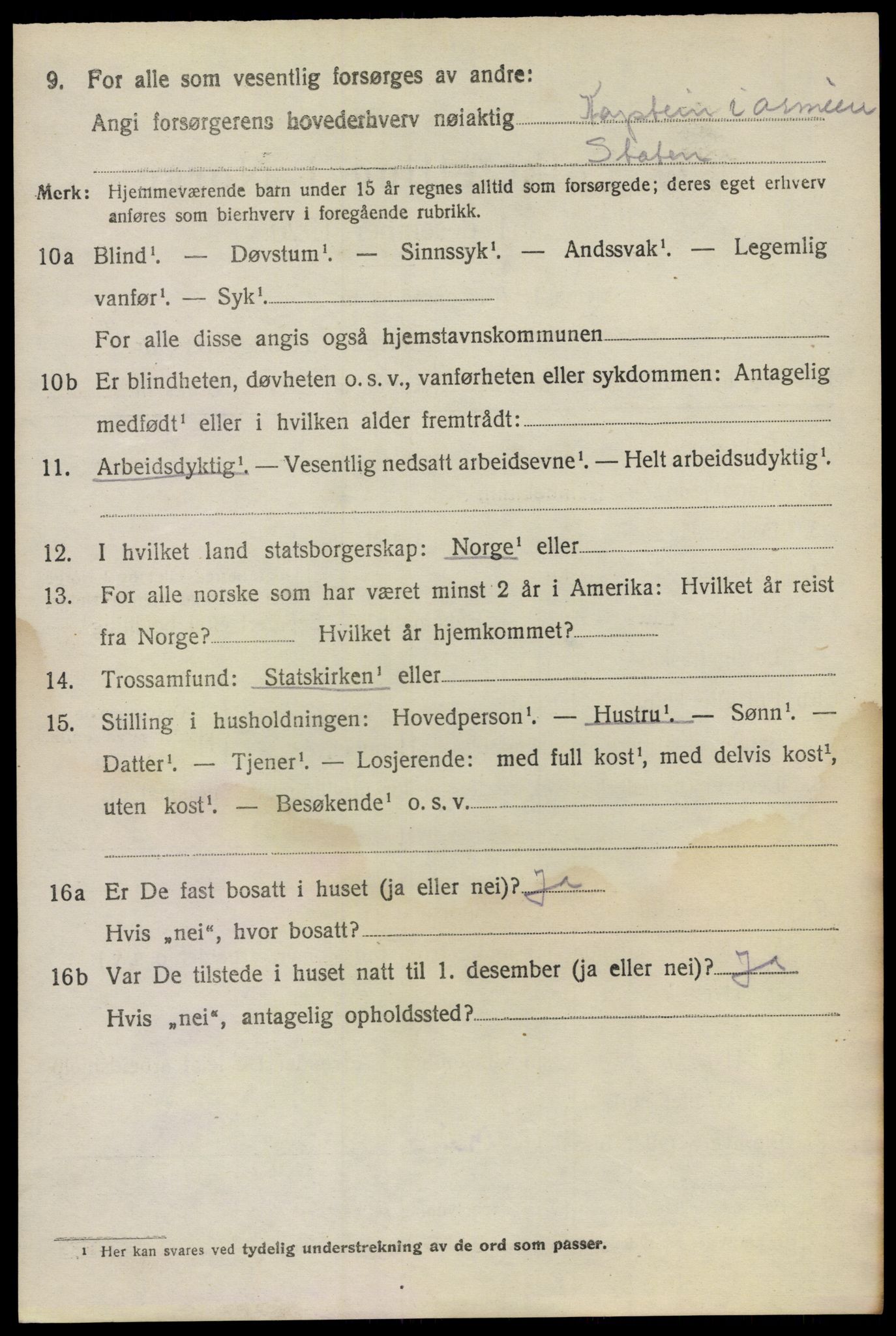 SAO, 1920 census for Bærum, 1920, p. 20023