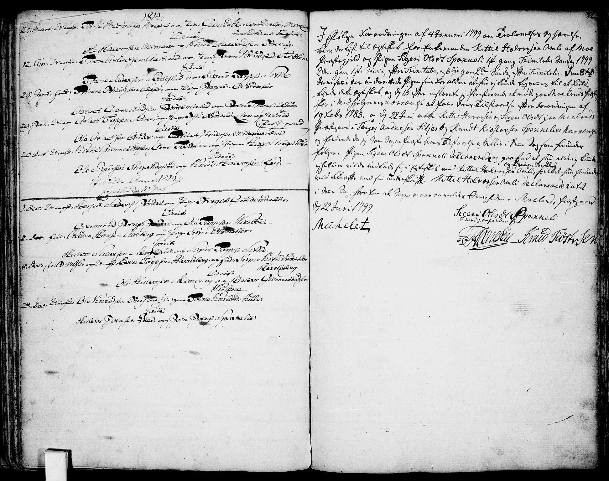 Fyresdal kirkebøker, SAKO/A-263/F/Fa/L0002: Parish register (official) no. I 2, 1769-1814, p. 82
