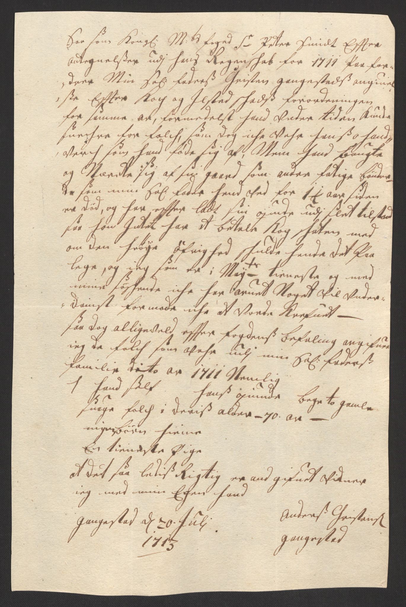 Rentekammeret inntil 1814, Reviderte regnskaper, Fogderegnskap, AV/RA-EA-4092/R01/L0020: Fogderegnskap Idd og Marker, 1711, p. 242