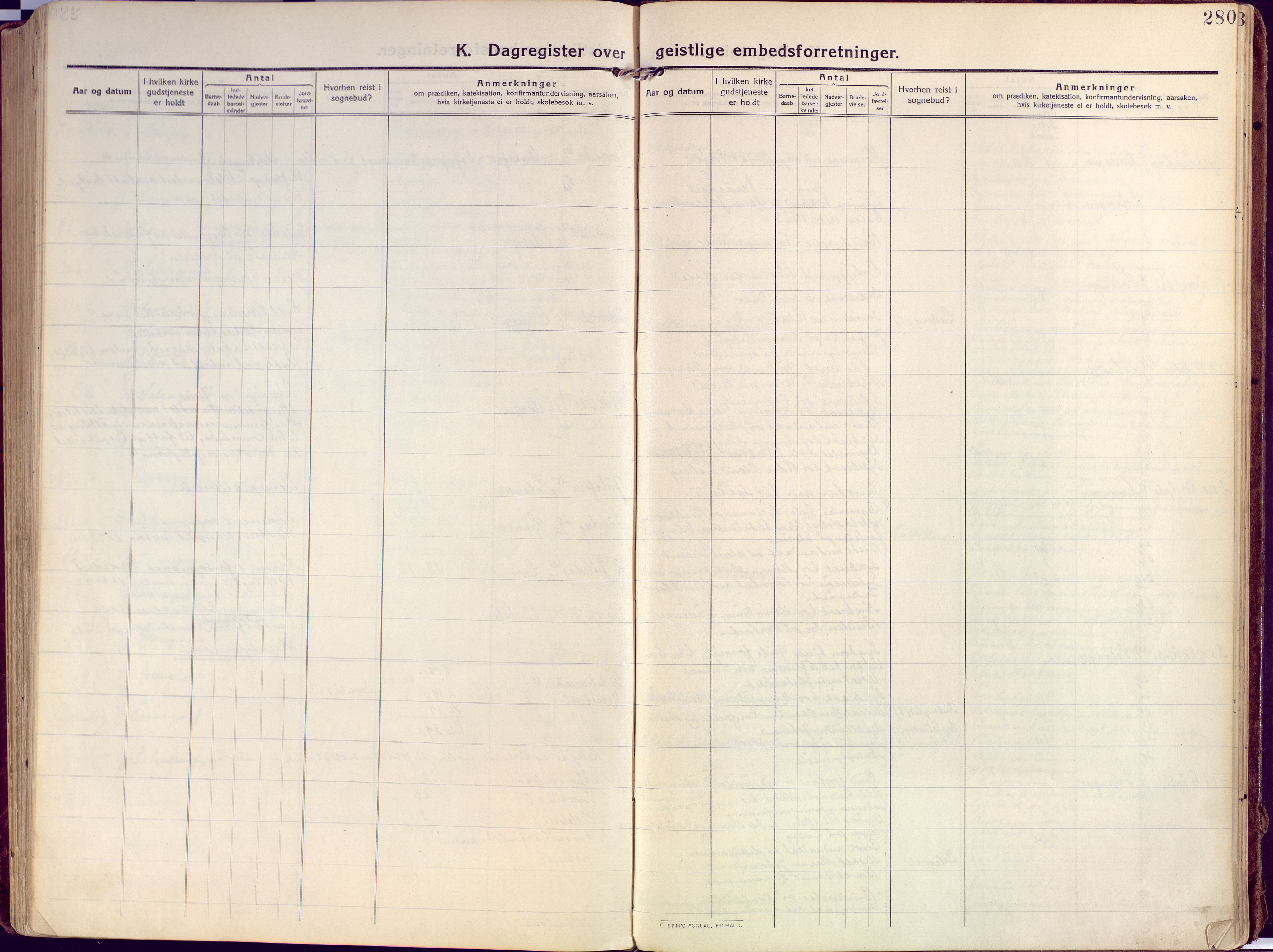 Salangen sokneprestembete, AV/SATØ-S-1324/H/Ha/L0004kirke: Parish register (official) no. 4, 1912-1927, p. 280