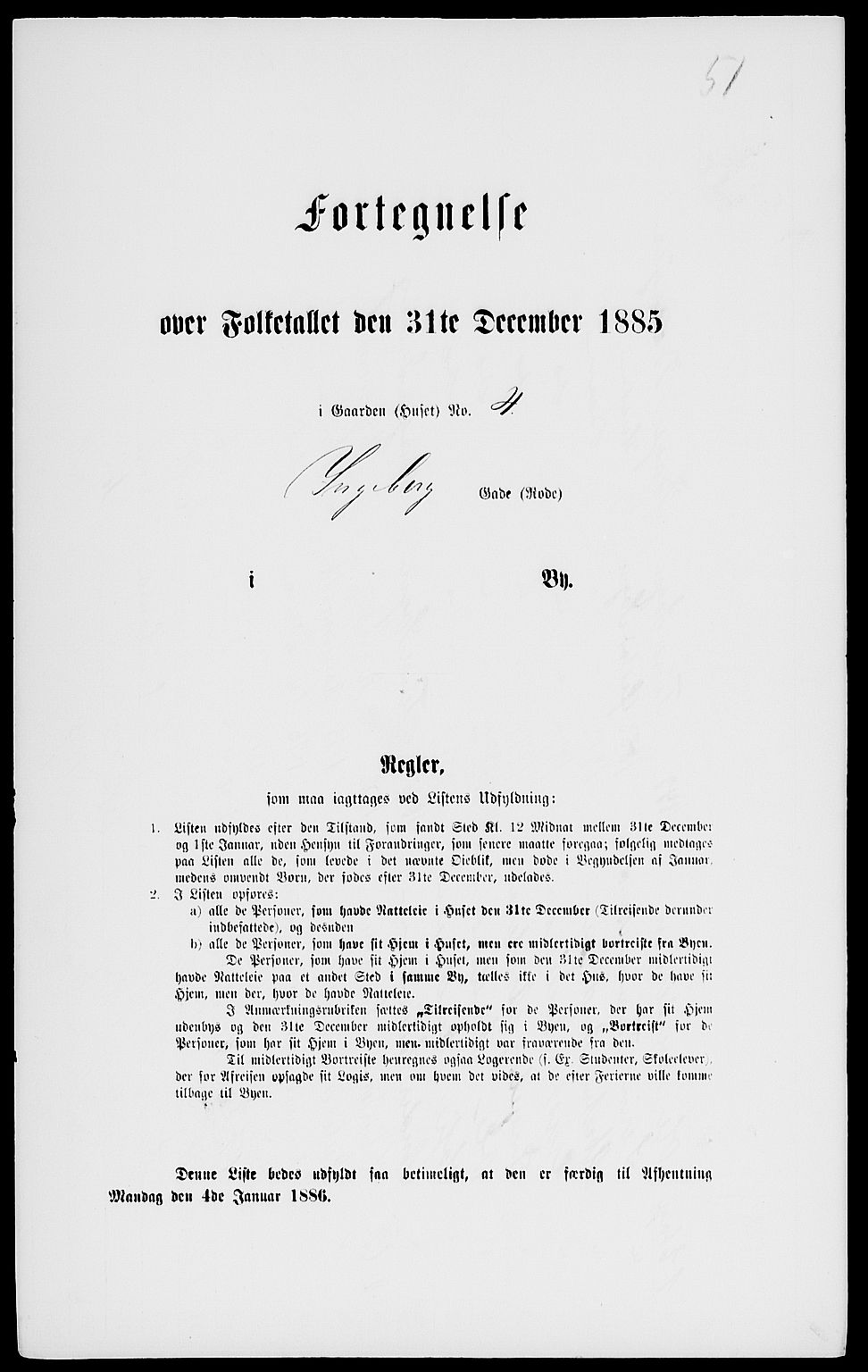 RA, 1885 census for 0301 Kristiania, 1885, p. 8104