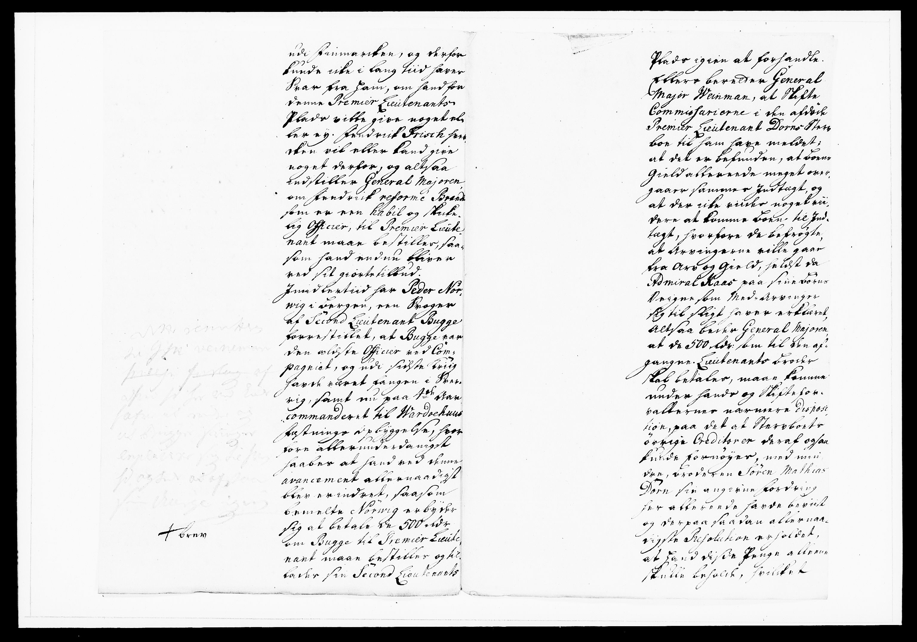 Krigskollegiet, Krigskancelliet, DRA/A-0006/-/1143-1150: Refererede sager, 1738, p. 256