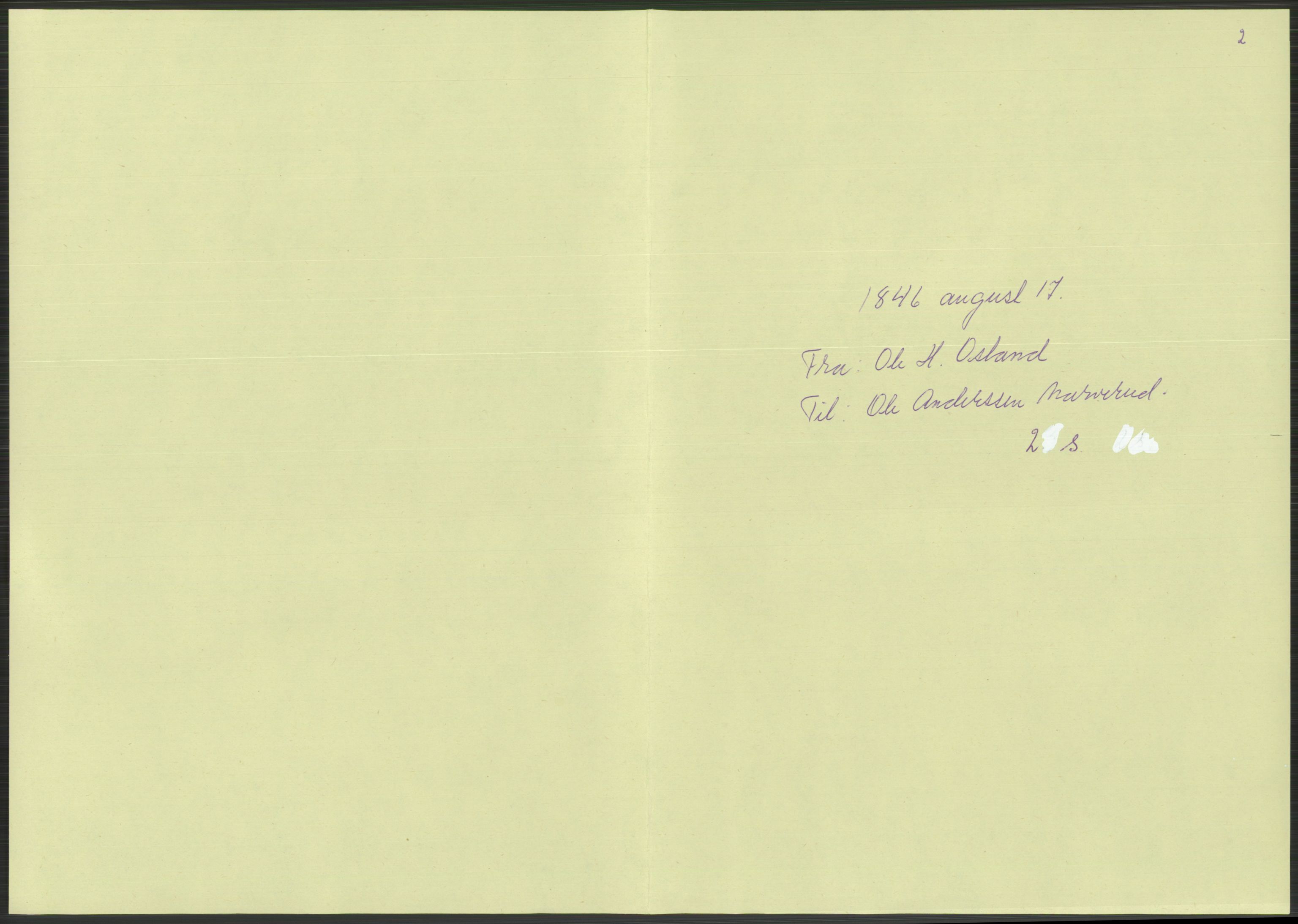 Samlinger til kildeutgivelse, Amerikabrevene, RA/EA-4057/F/L0021: Innlån fra Buskerud: Michalsen - Ål bygdearkiv, 1838-1914, p. 165