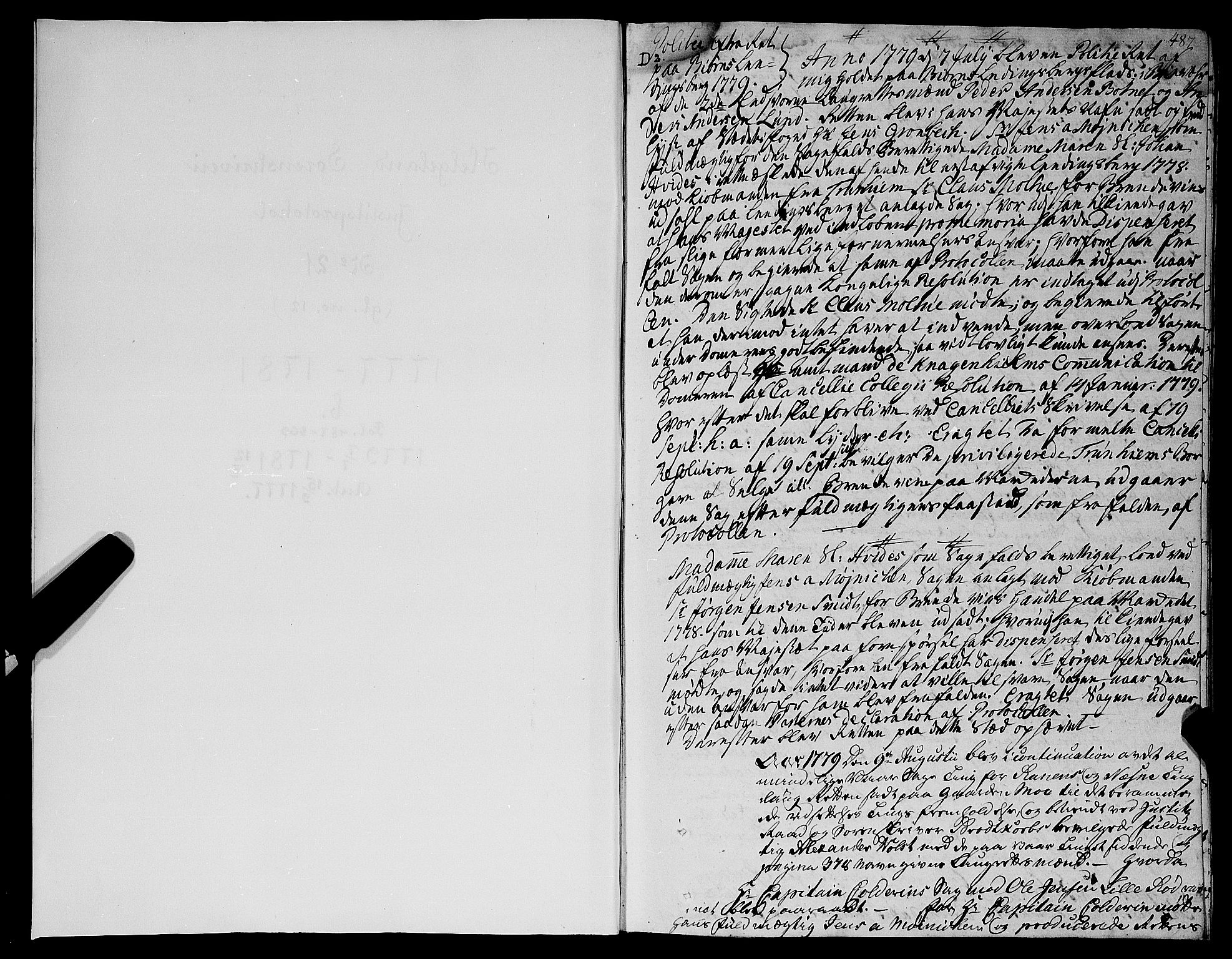 Helgeland sorenskriveri, SAT/A-0004/1/1A/L0028: Tingbok 21B, 1779-1781, p. 486-487