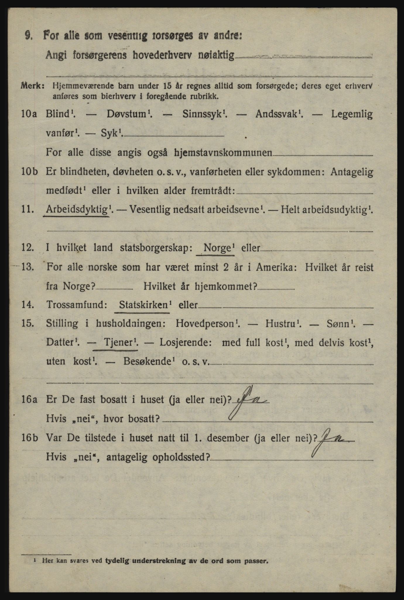 SAO, 1920 census for Rødenes, 1920, p. 2351